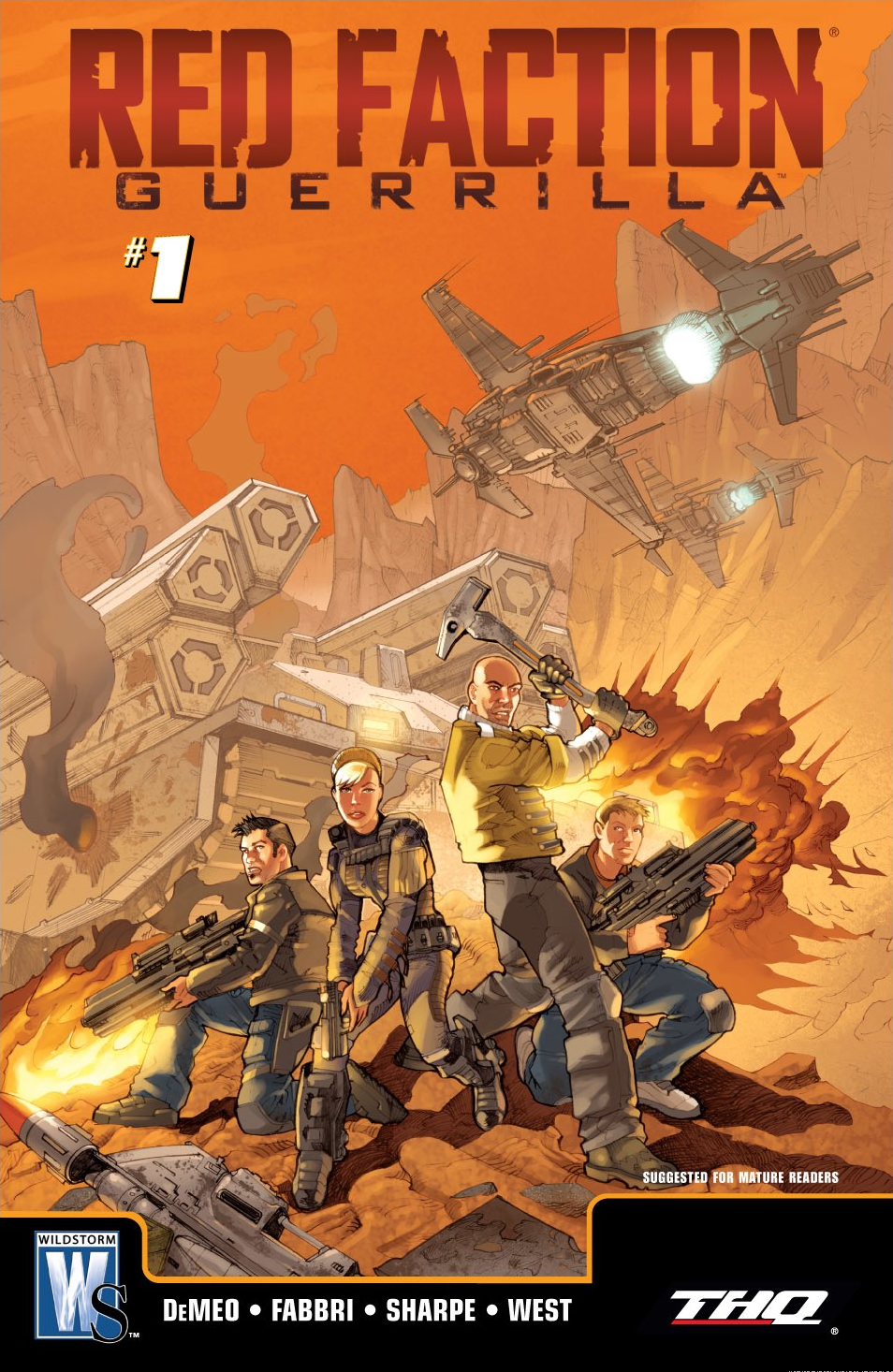 Read online Red Faction: Guerrilla Book #1 ''A Fire On Mars'' comic -  Issue #1 ''A Fire On Mars'' Full - 1
