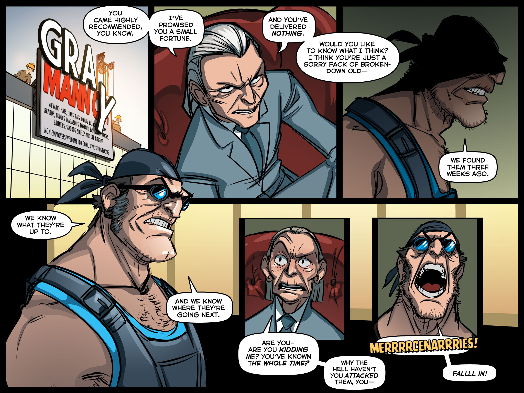 Read online Team Fortress 2 comic -  Issue #3 - 67