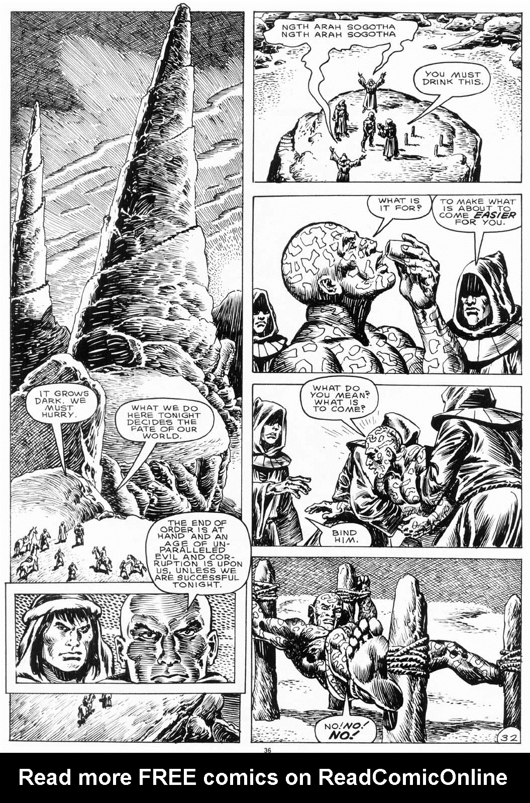 Read online The Savage Sword Of Conan comic -  Issue #152 - 38