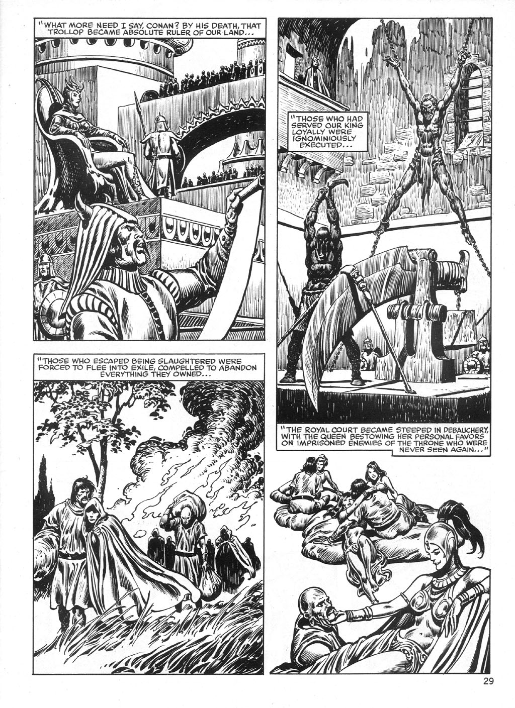 Read online The Savage Sword Of Conan comic -  Issue #99 - 28