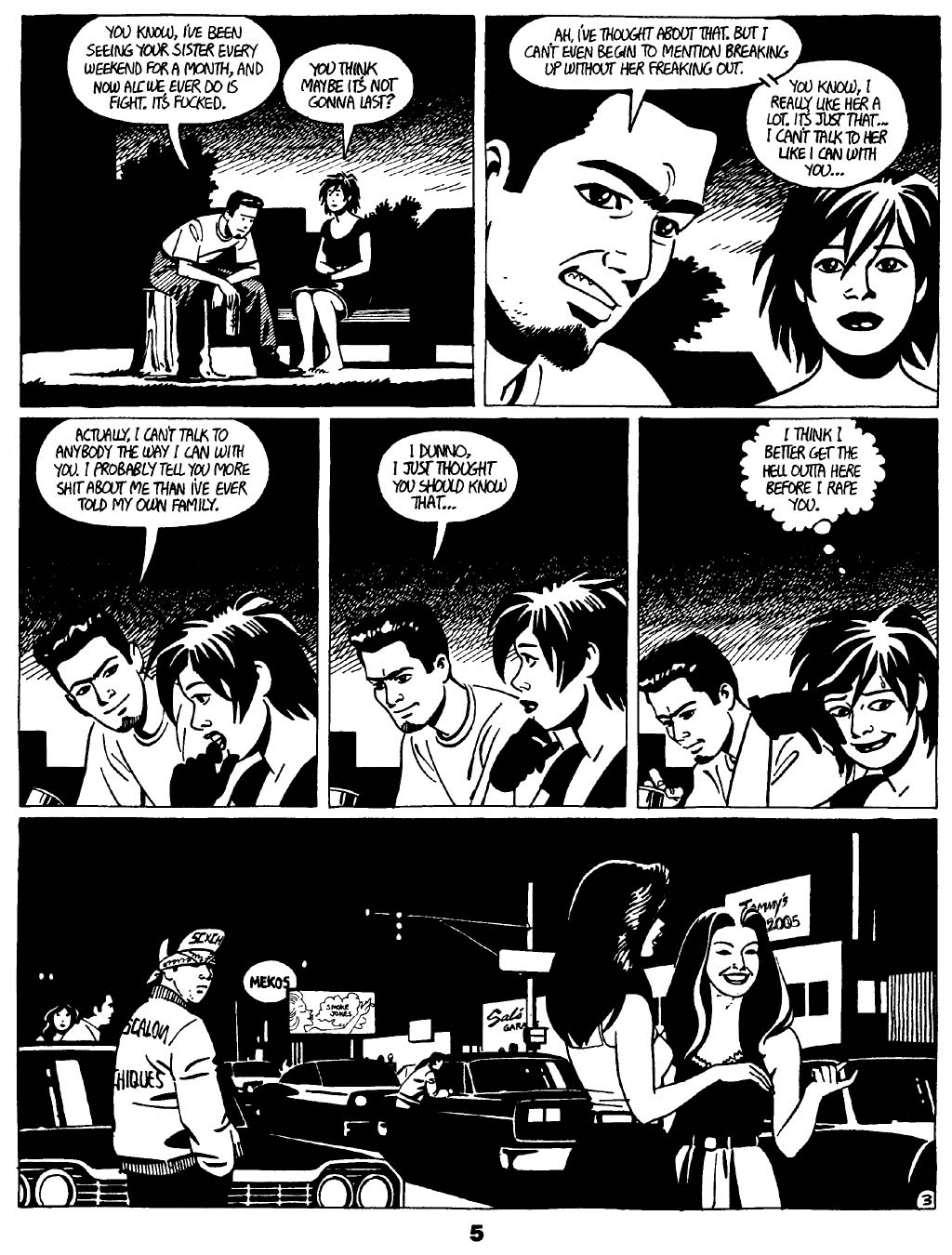 Read online Love and Rockets (1982) comic -  Issue #22 - 7