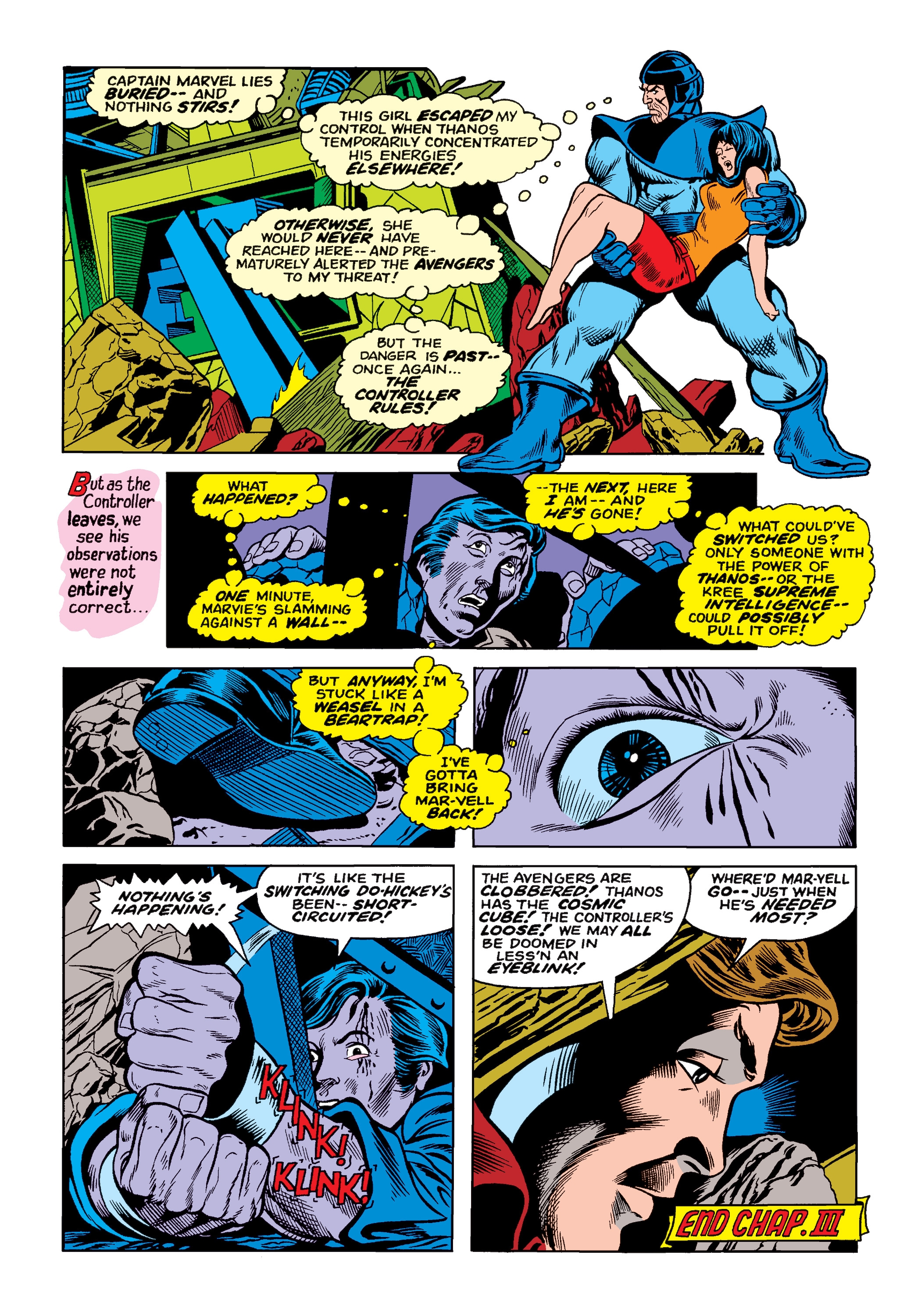Read online Marvel Masterworks: Captain Marvel comic -  Issue # TPB 3 (Part 2) - 70