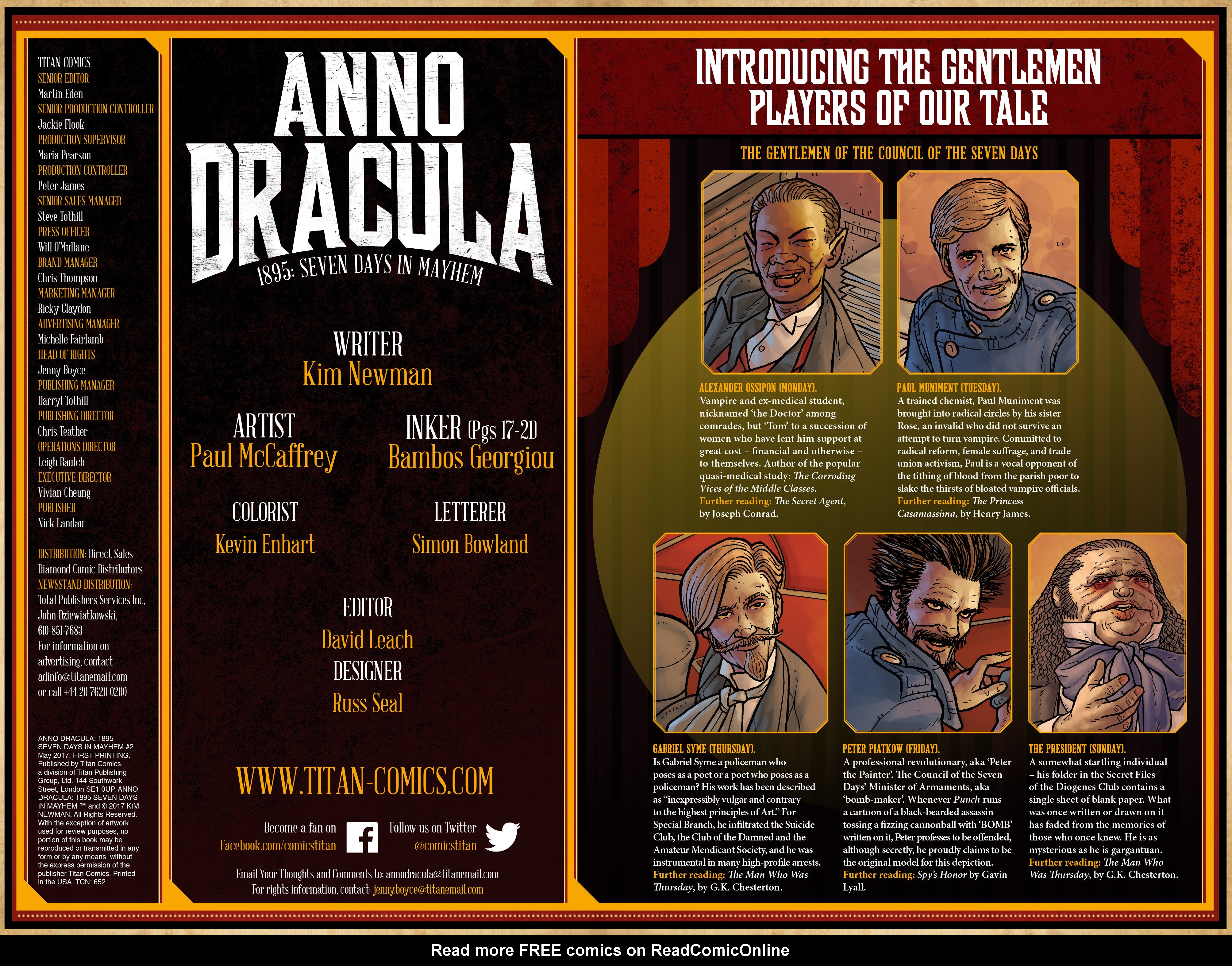 Read online Anno Dracula comic -  Issue #2 - 5