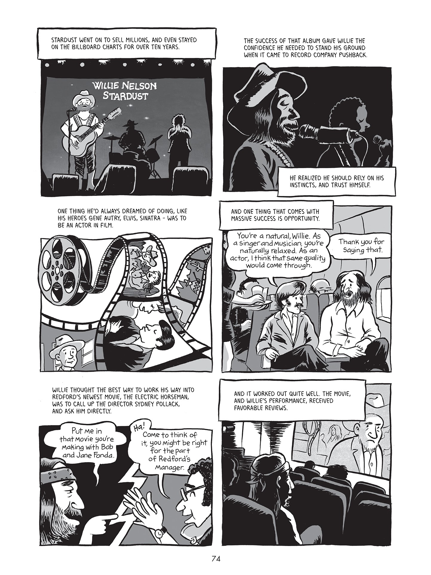 Read online Willie Nelson: A Graphic History comic -  Issue # TPB - 69