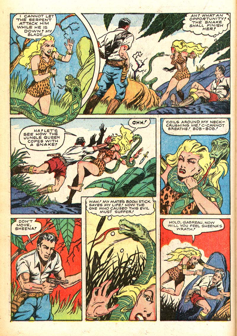 Read online Sheena, Queen of the Jungle (1942) comic -  Issue #4 - 30