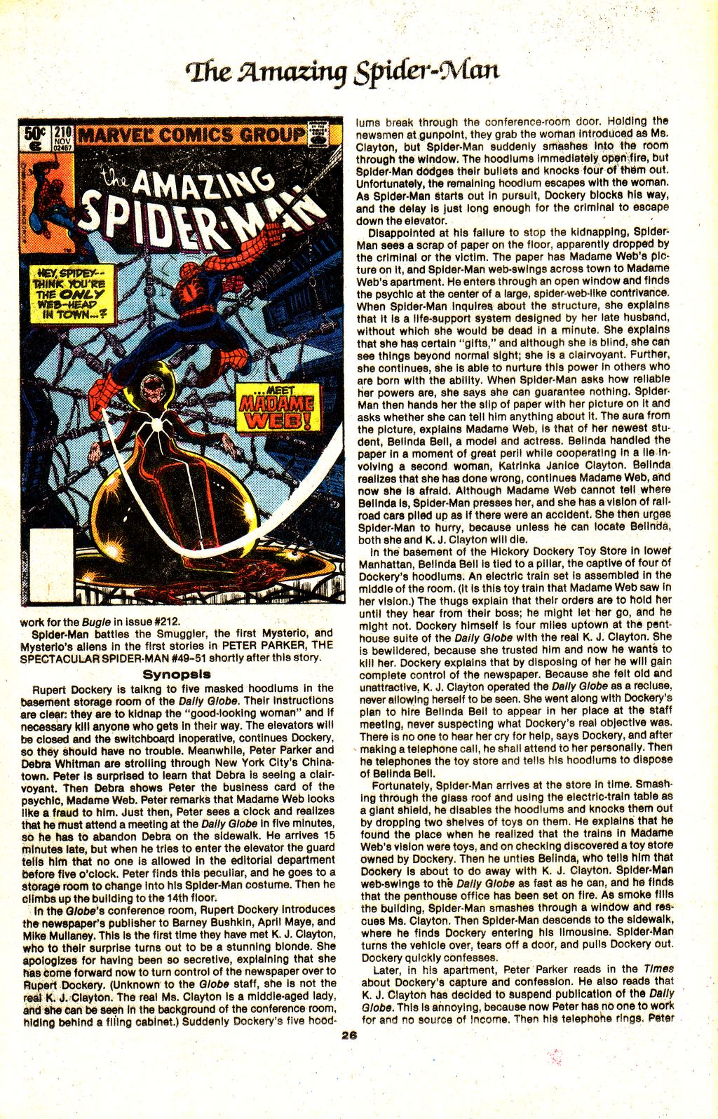 Read online The Official Marvel Index to The Amazing Spider-Man comic -  Issue #9 - 28