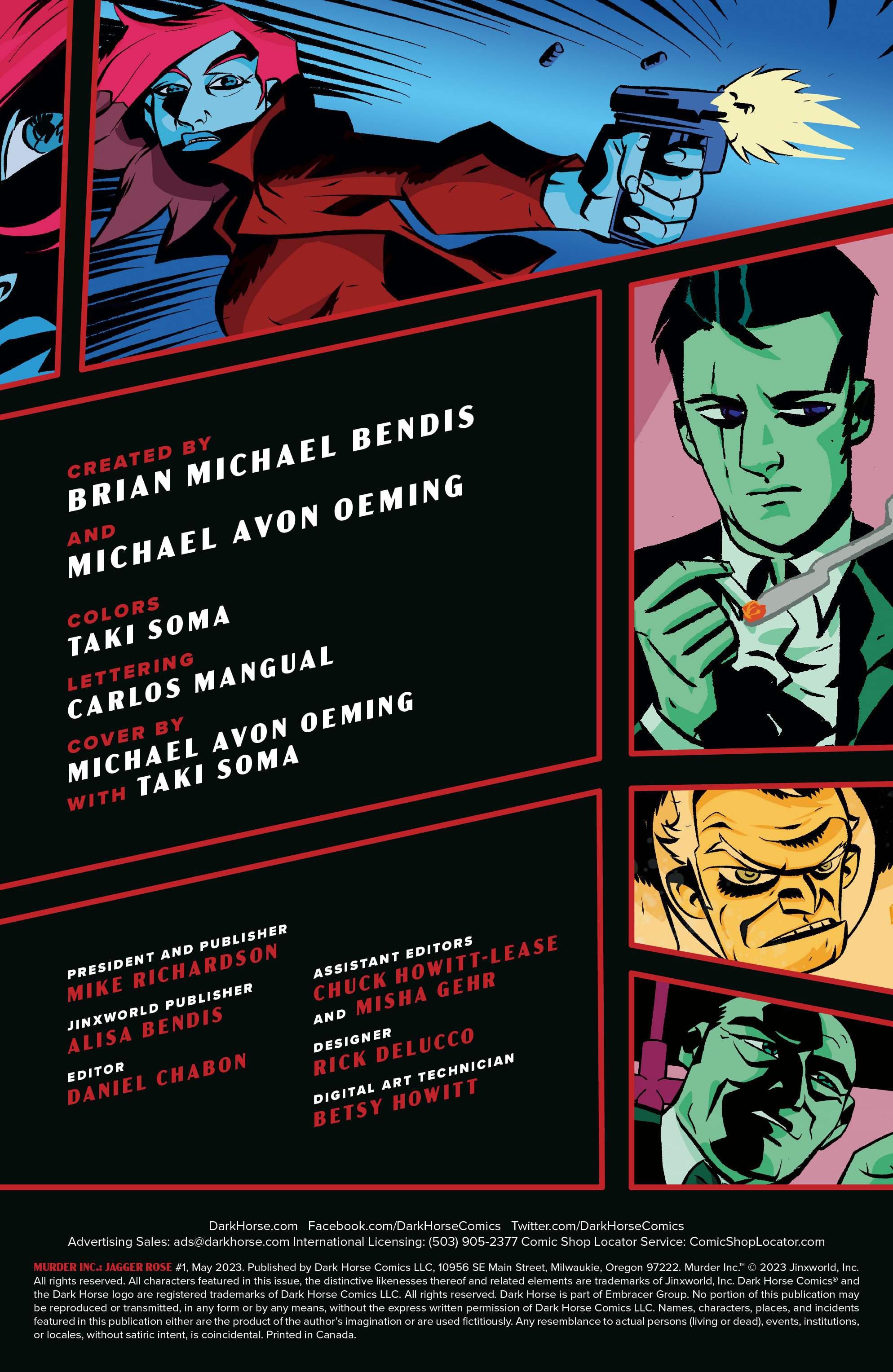 Read online Murder Inc.: Jagger Rose comic -  Issue #1 - 2