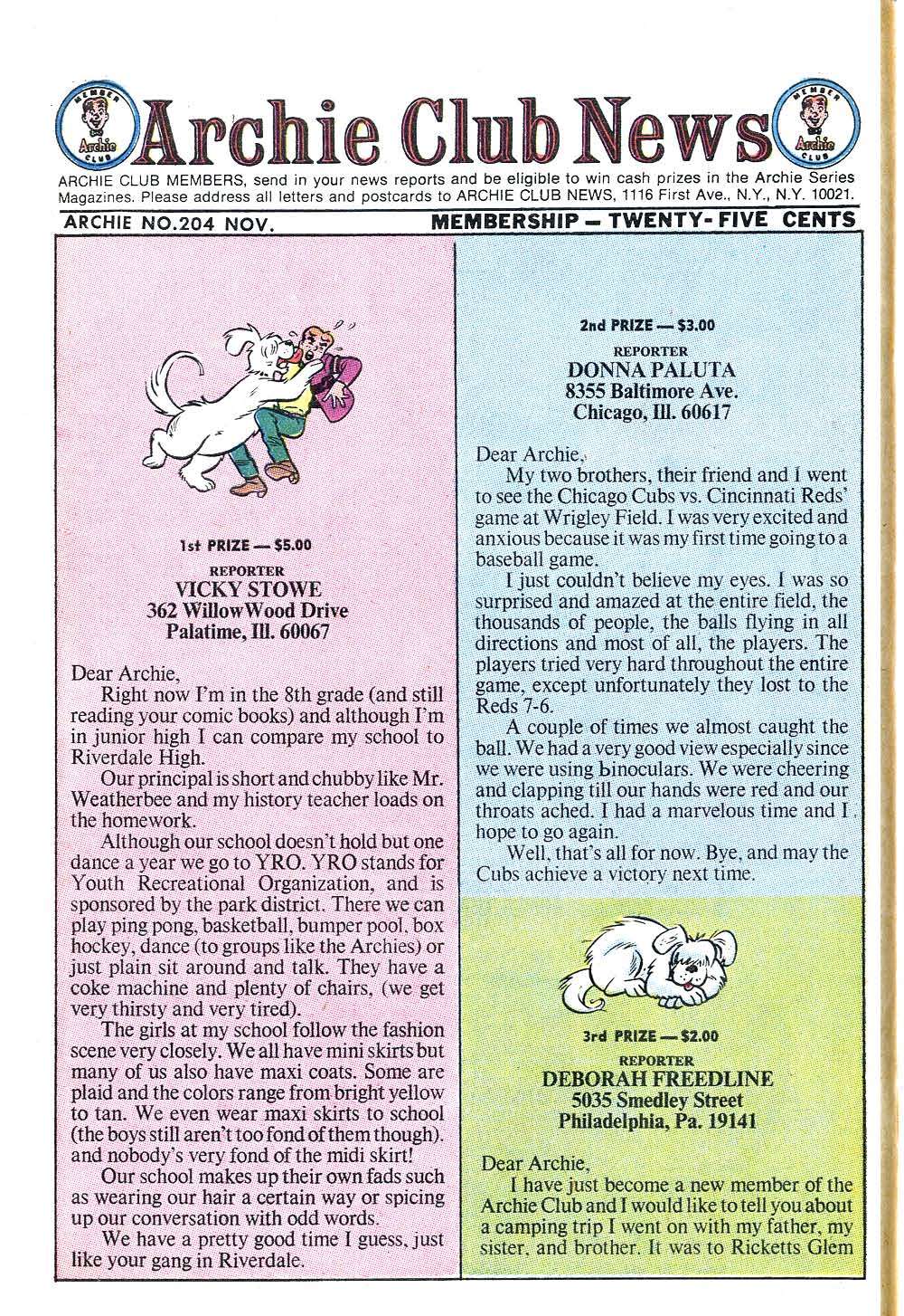 Read online Archie (1960) comic -  Issue #204 - 10