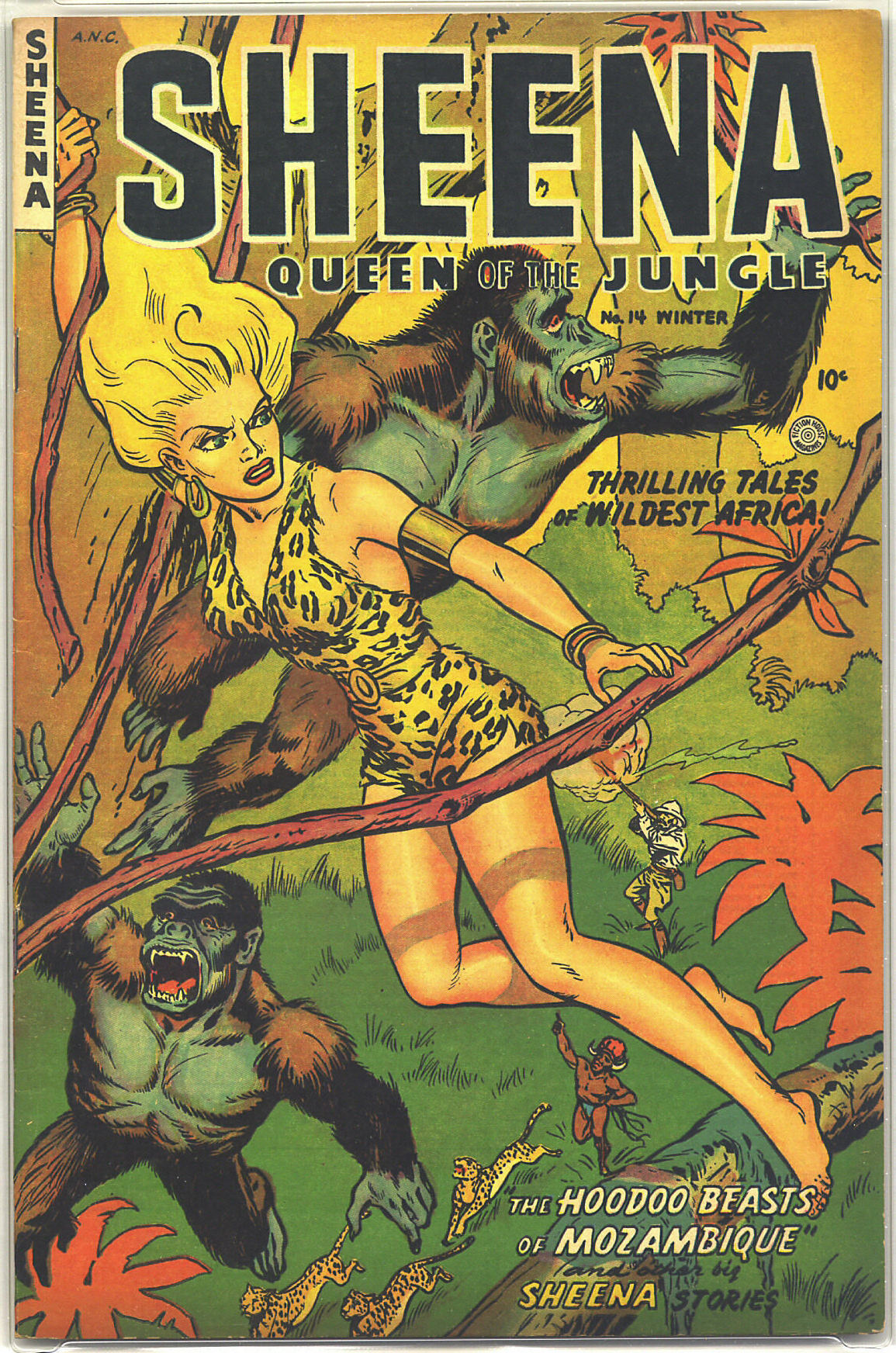 Read online Sheena, Queen of the Jungle (1942) comic -  Issue #14 - 1