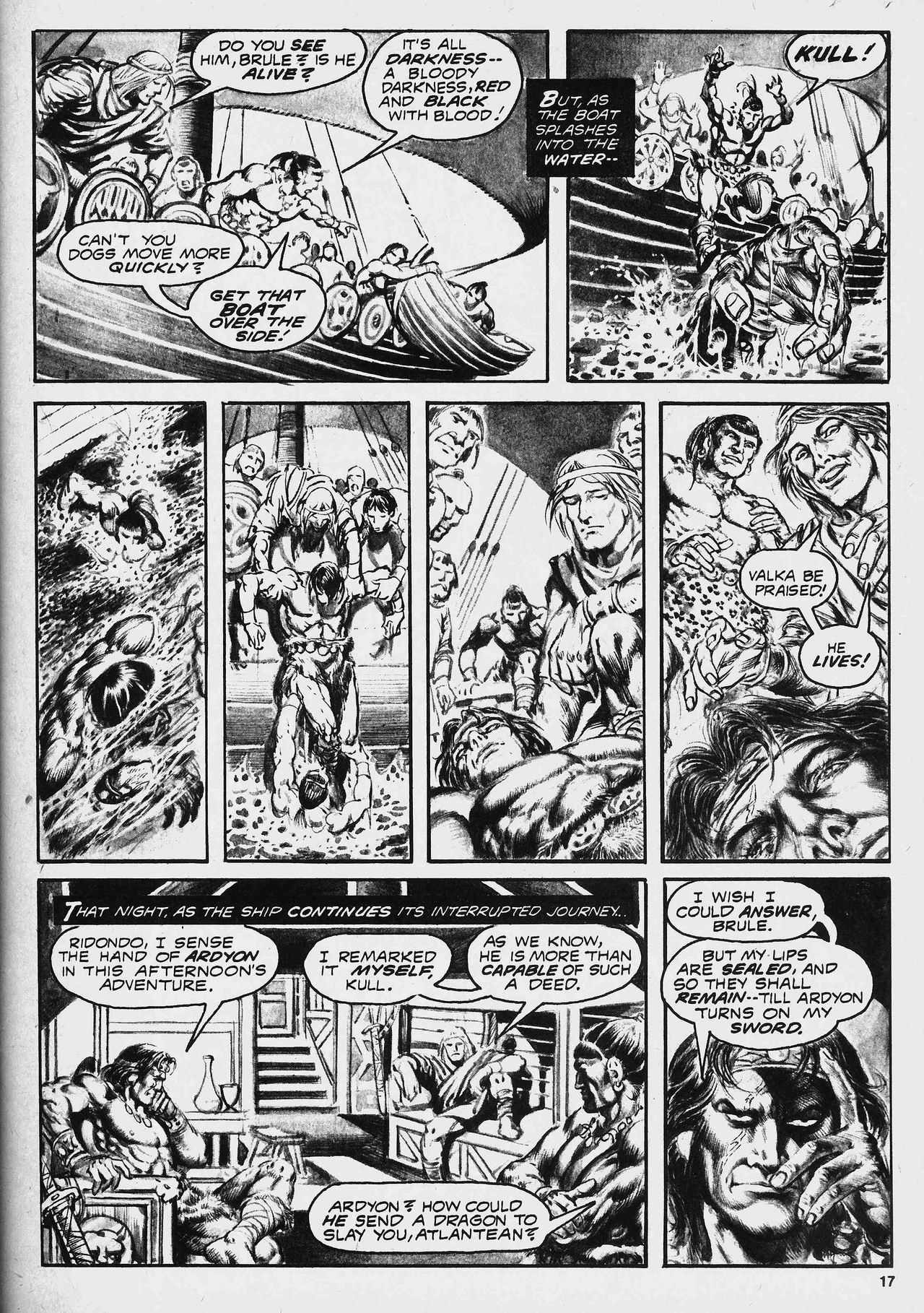 Read online Kull and the Barbarians comic -  Issue #2 - 17