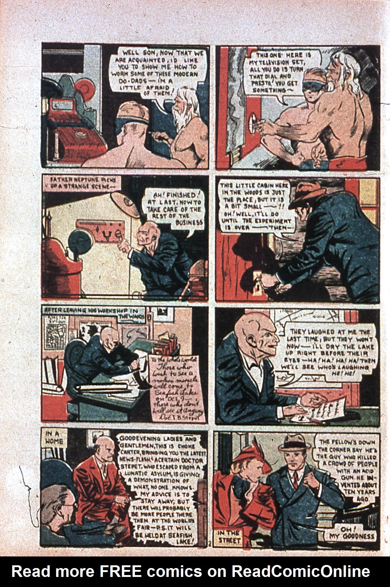 Read online Amazing Man Comics comic -  Issue #7 - 61