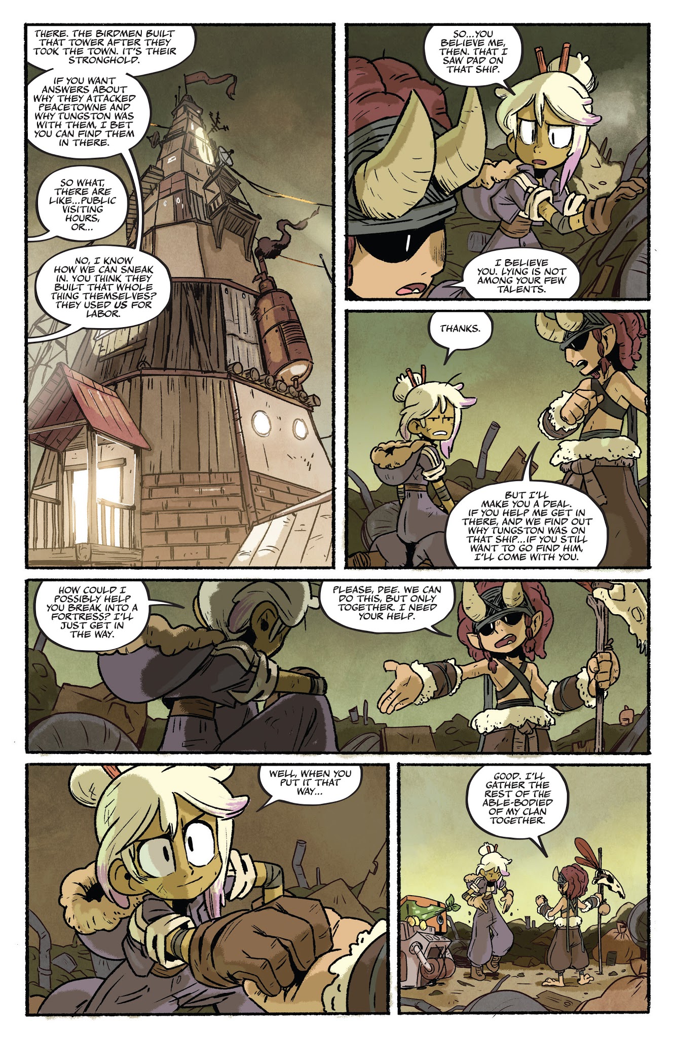 Read online Tyson Hesse's Diesel comic -  Issue #3 - 23