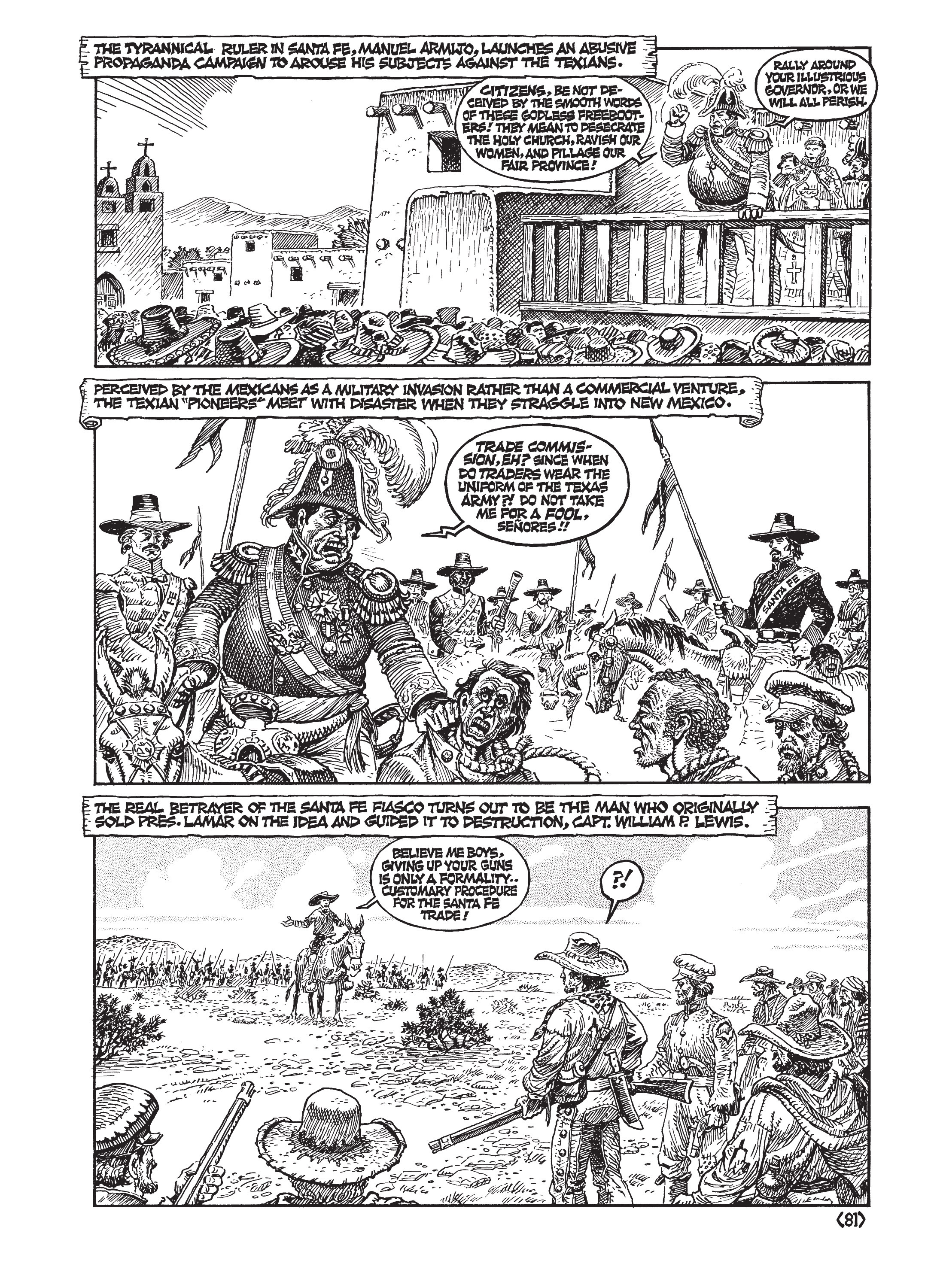 Read online Jack Jackson's American History: Los Tejanos and Lost Cause comic -  Issue # TPB (Part 1) - 84