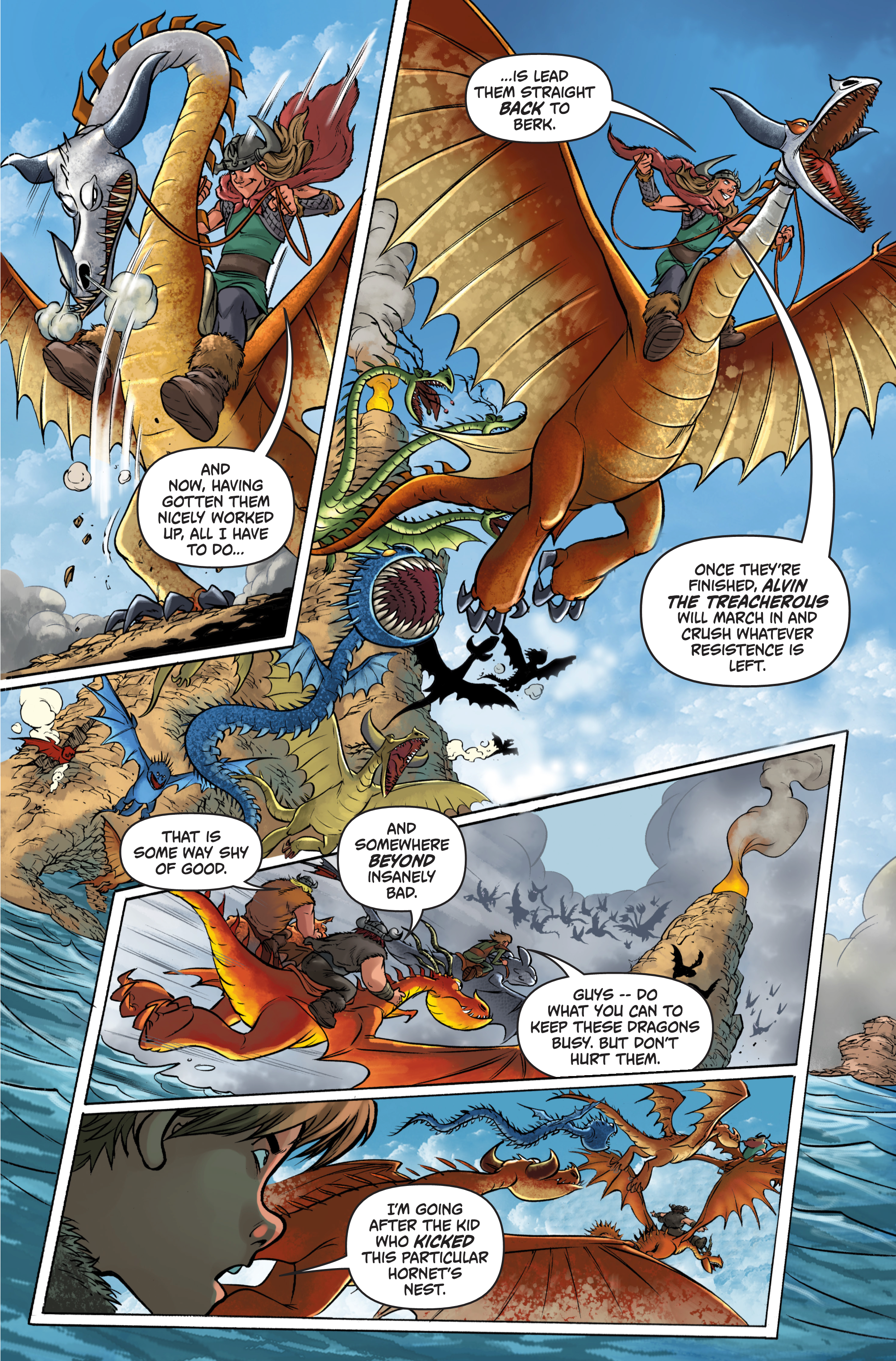 Read online DreamWorks Dragons: Riders of Berk comic -  Issue # _TPB - 99