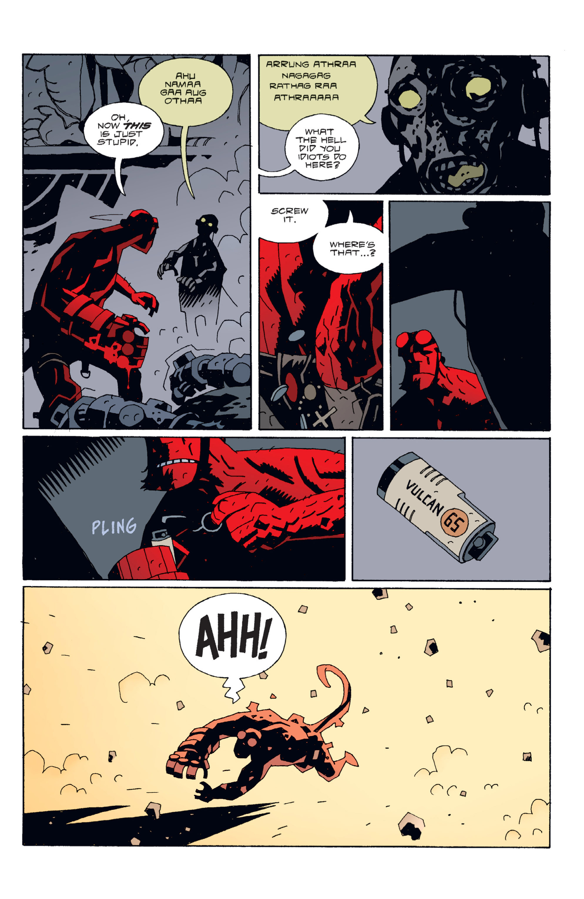 Read online Hellboy comic -  Issue #5 - 92