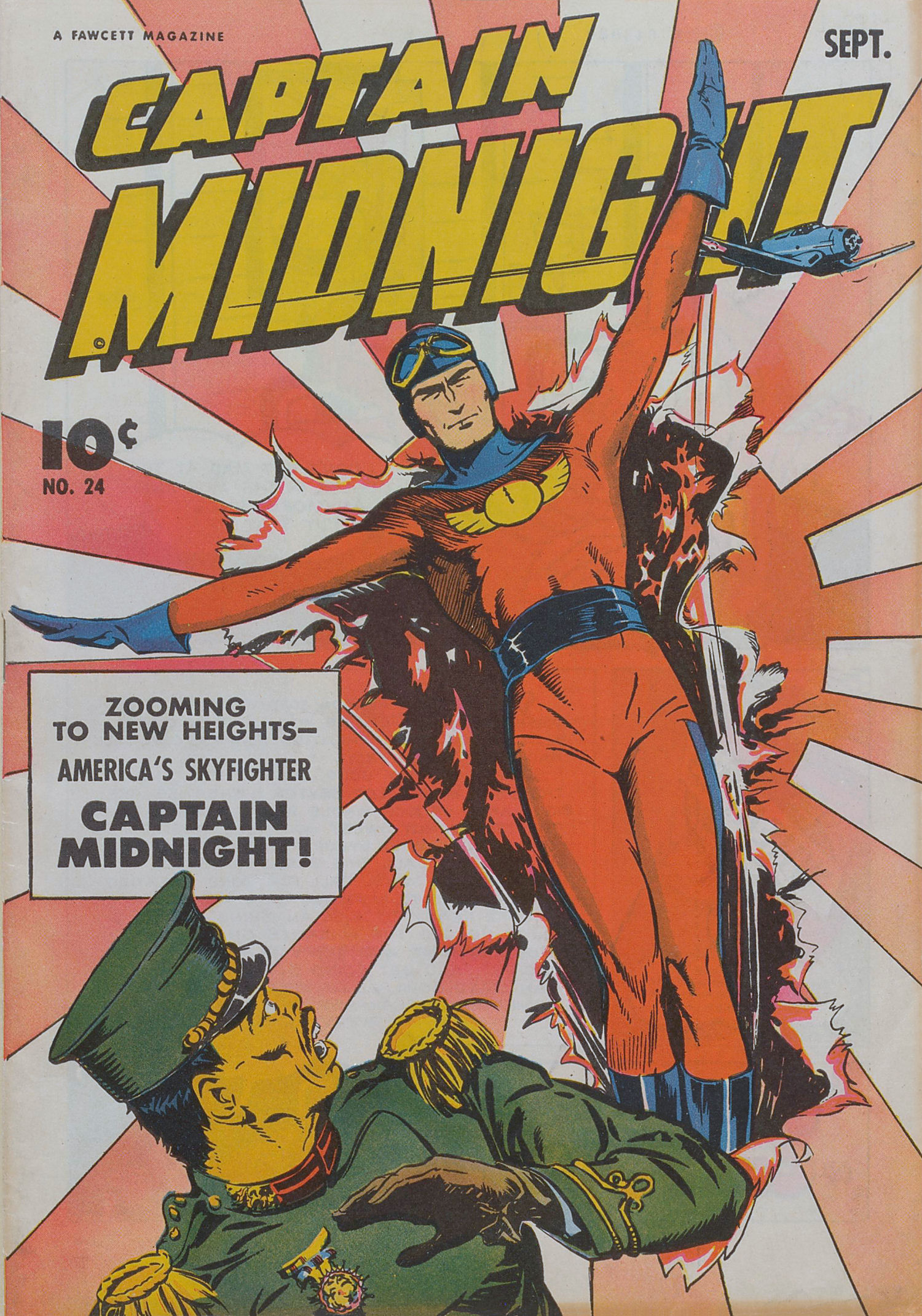 Read online Captain Midnight (1942) comic -  Issue #24 - 1