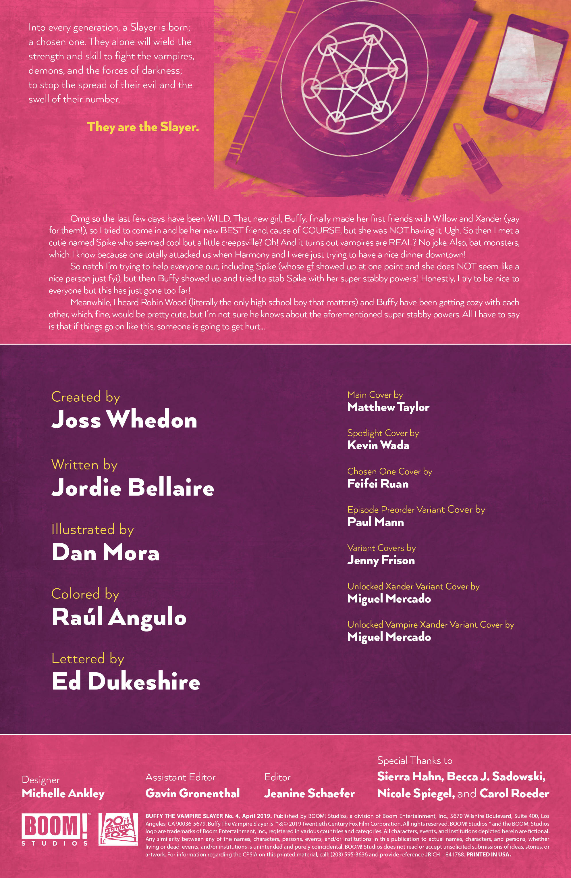 Read online Buffy the Vampire Slayer comic -  Issue #4 - 2