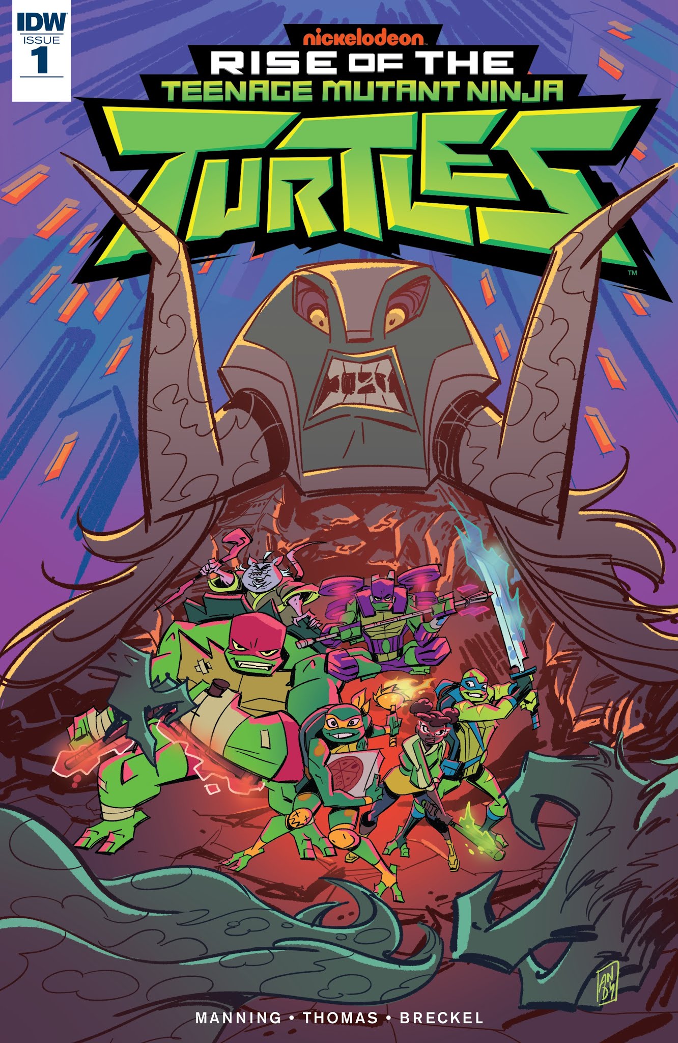 Read online Rise of the Teenage Mutant Ninja Turtles comic -  Issue #1 - 1