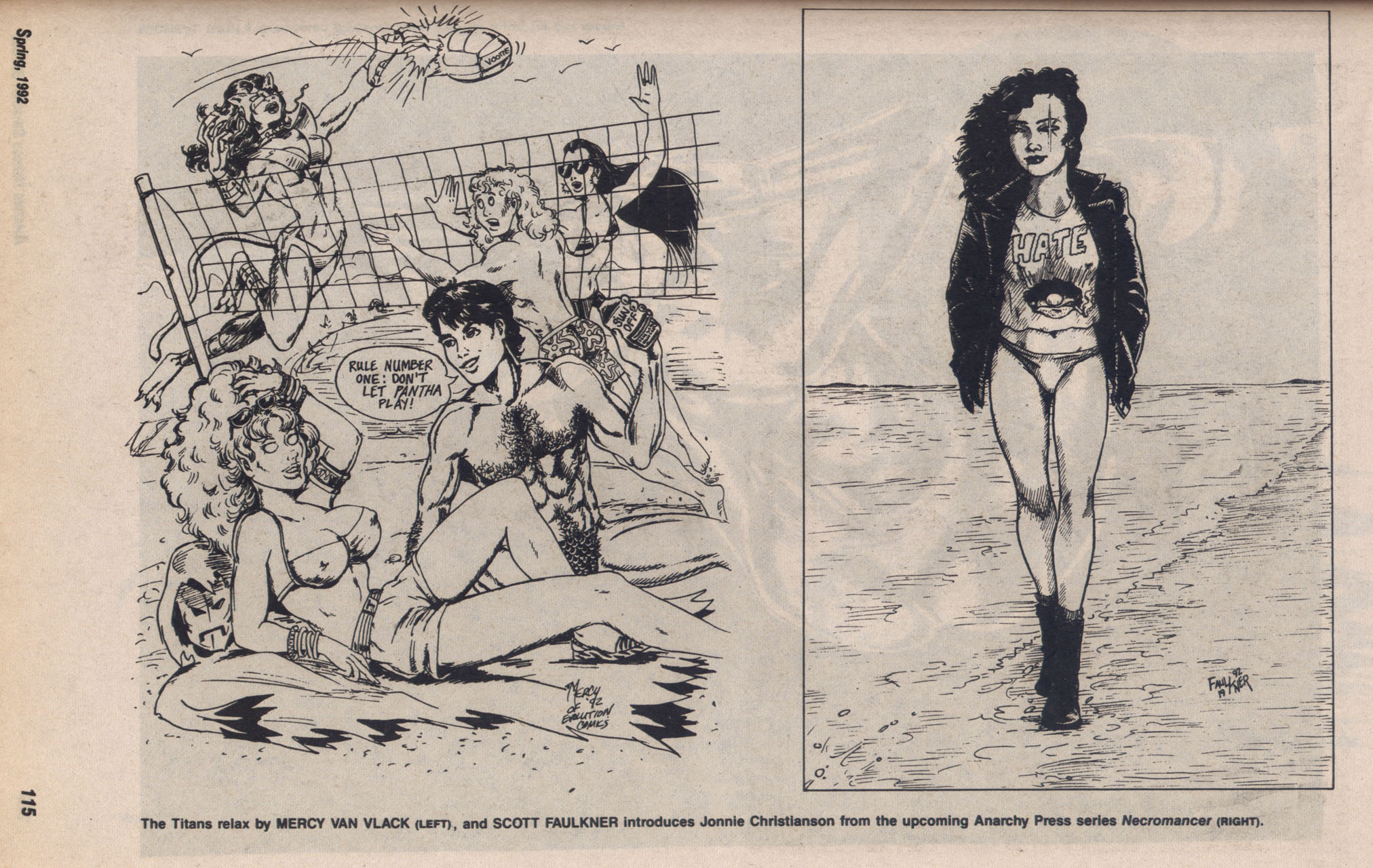 Read online Amazing Heroes Swimsuit Special comic -  Issue # TPB 3 - 114