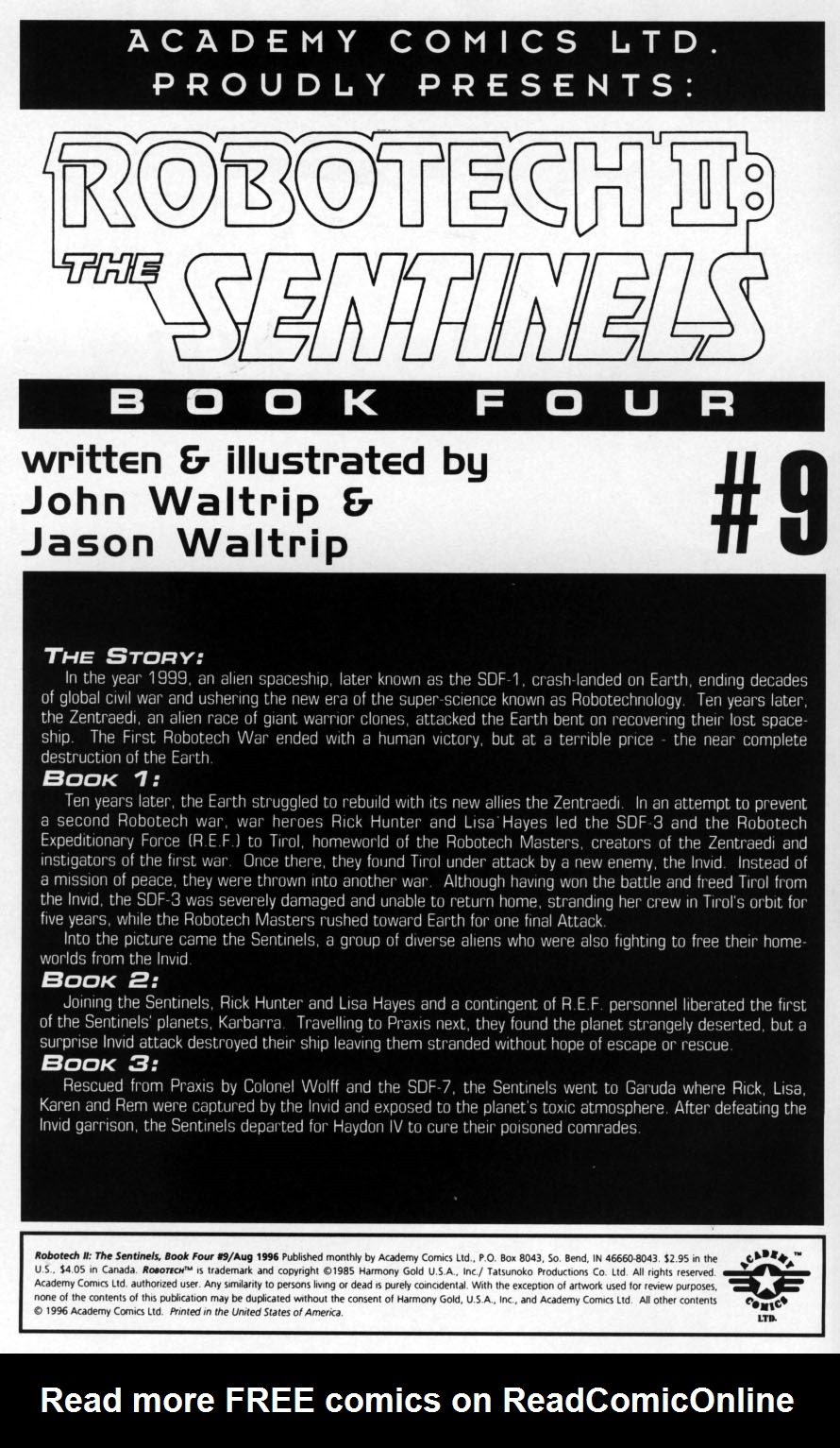 <{ $series->title }} issue Robotech II: The Sentinels Book 4 Issue #9 - Page 2