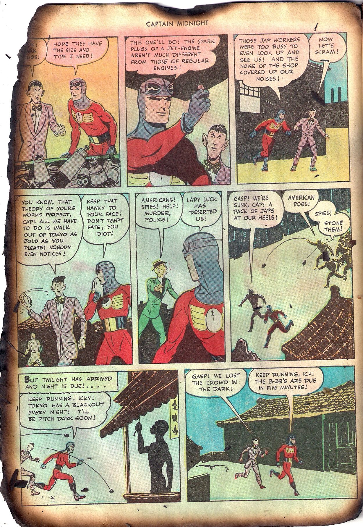 Read online Captain Midnight (1942) comic -  Issue #33 - 10