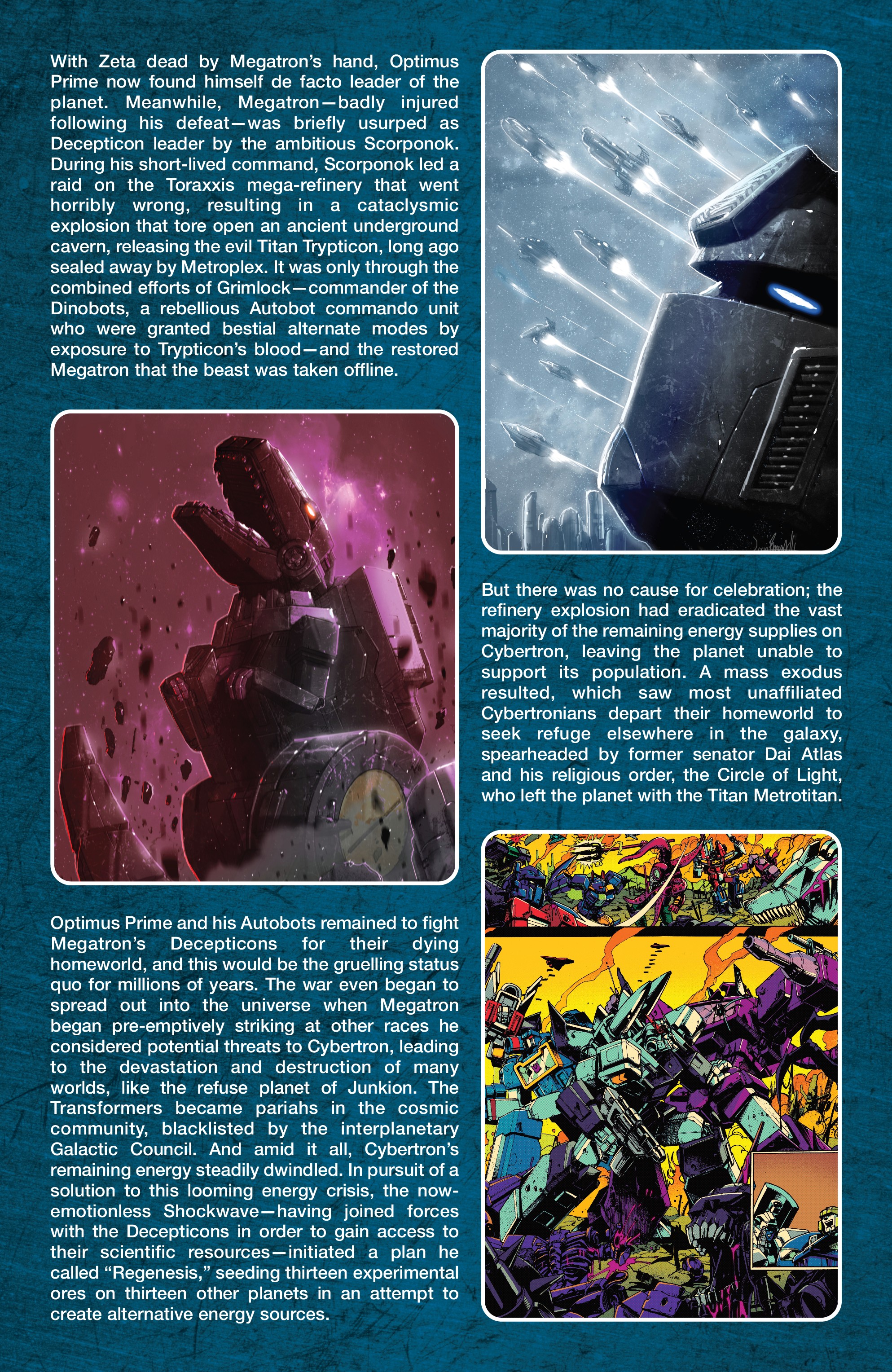 Read online Transformers: Historia comic -  Issue # Full - 14