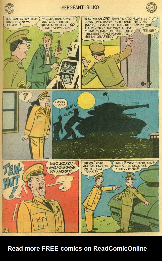 Read online Sergeant Bilko comic -  Issue #3 - 27