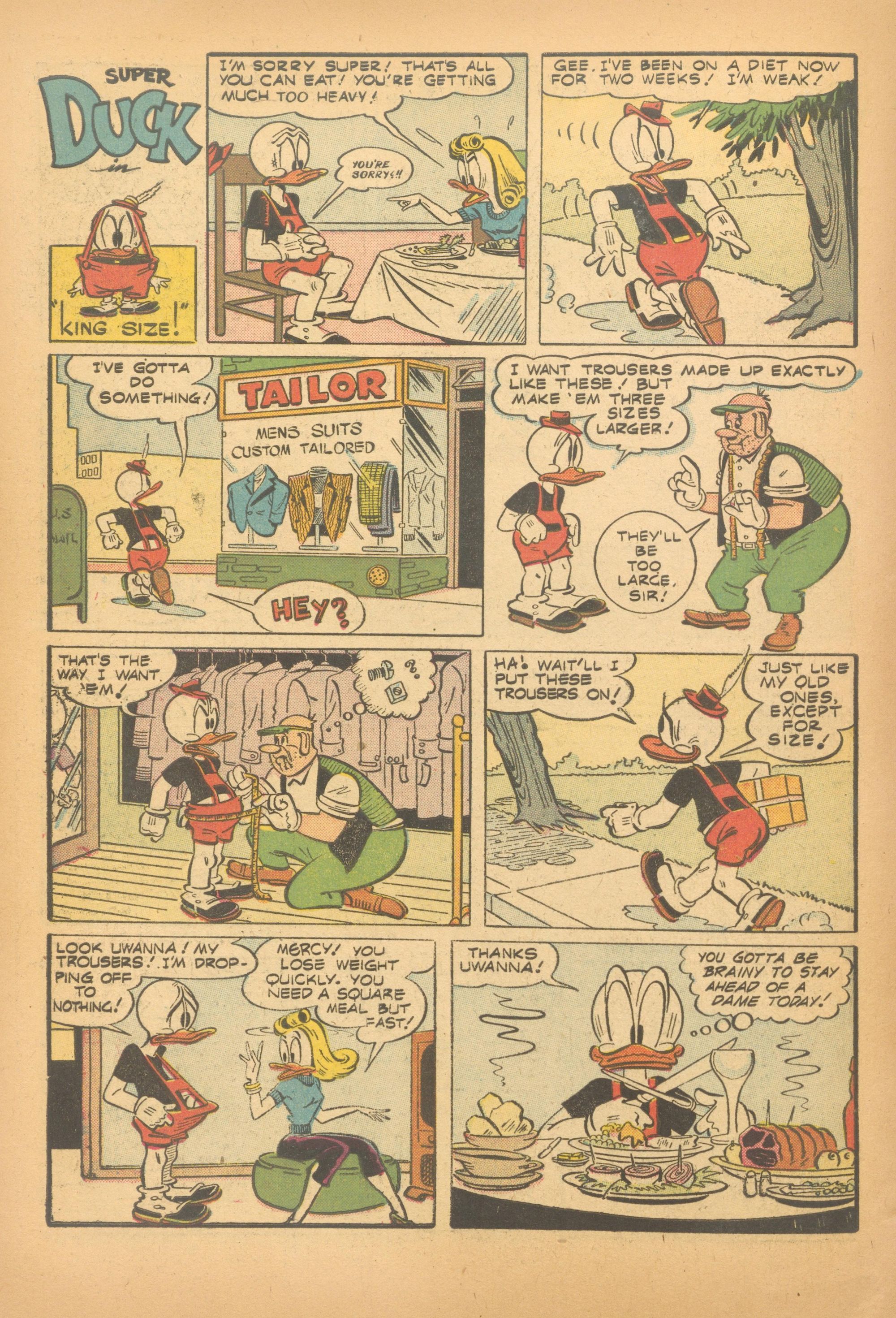 Read online Super Duck Comics comic -  Issue #62 - 34