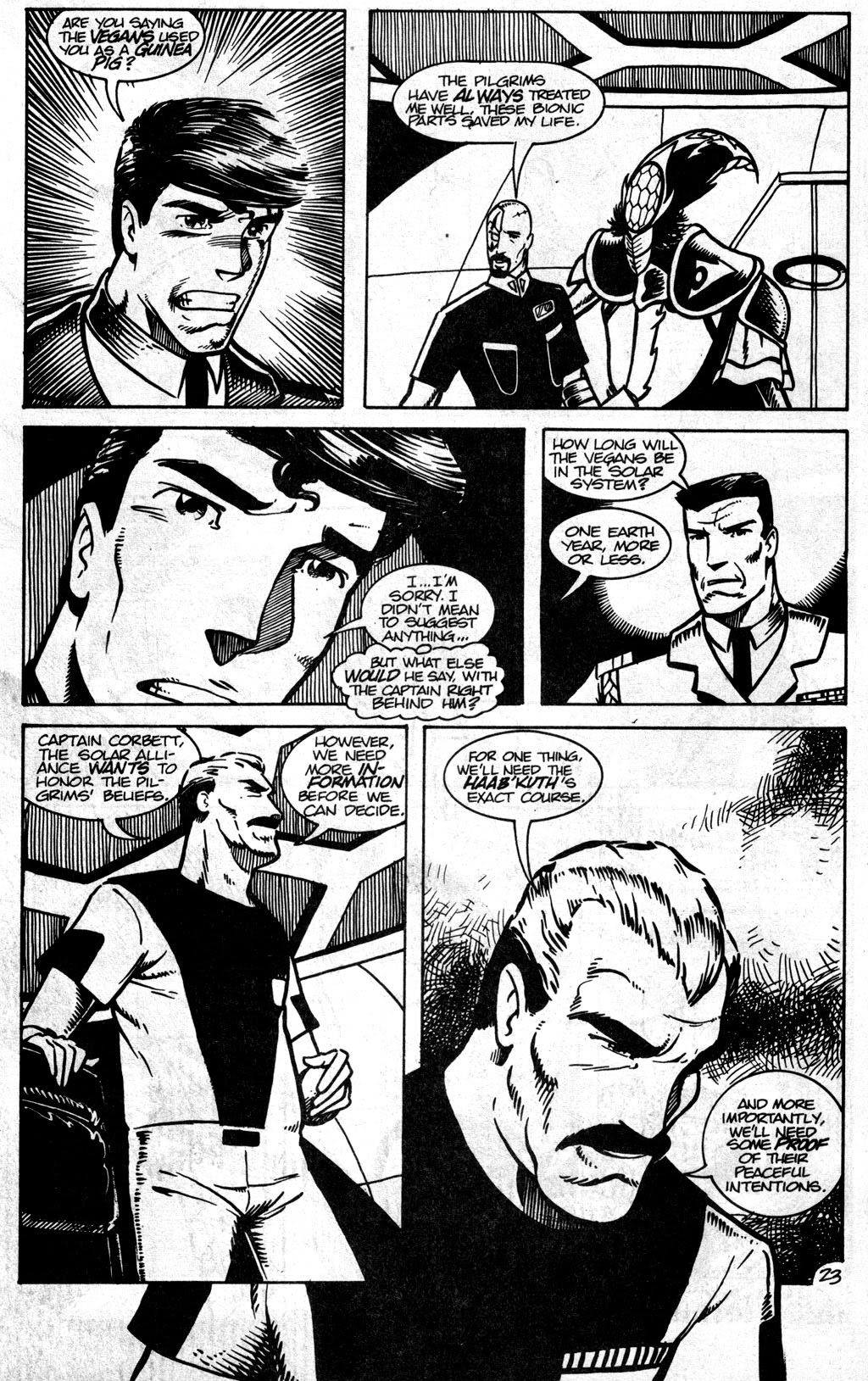 Read online Tom Corbett Space Cadet (1990) comic -  Issue #2 - 23