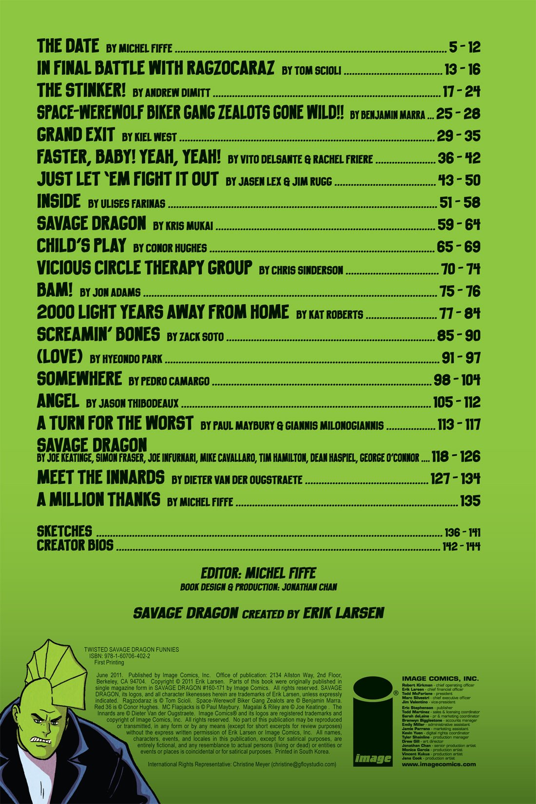 Read online Twisted Savage Dragon Funnies comic -  Issue # TPB - 5