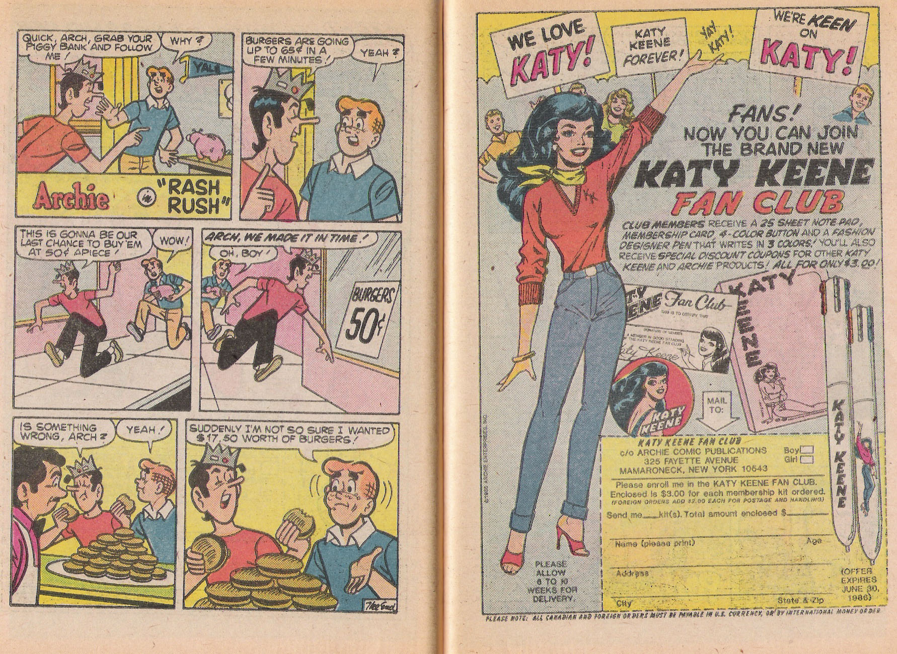 Read online Archie Annual Digest Magazine comic -  Issue #48 - 60