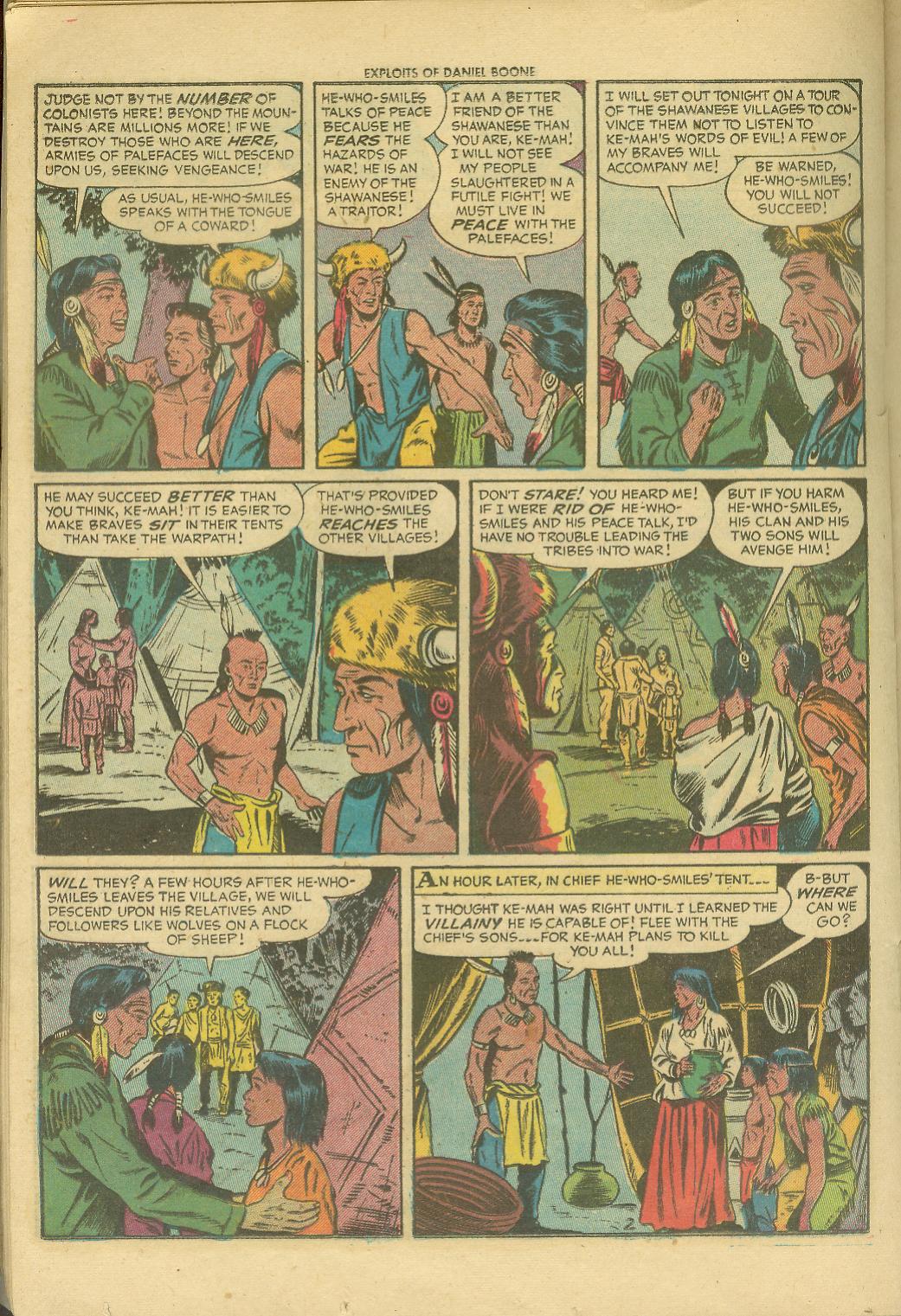 Read online Exploits of Daniel Boone comic -  Issue #6 - 20