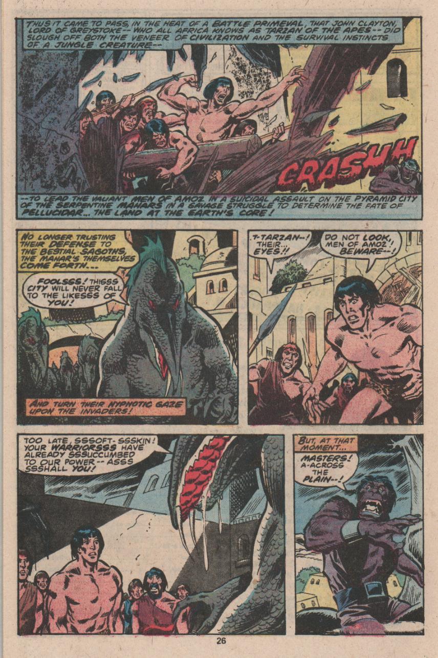 Read online Tarzan (1977) comic -  Issue #22 - 16