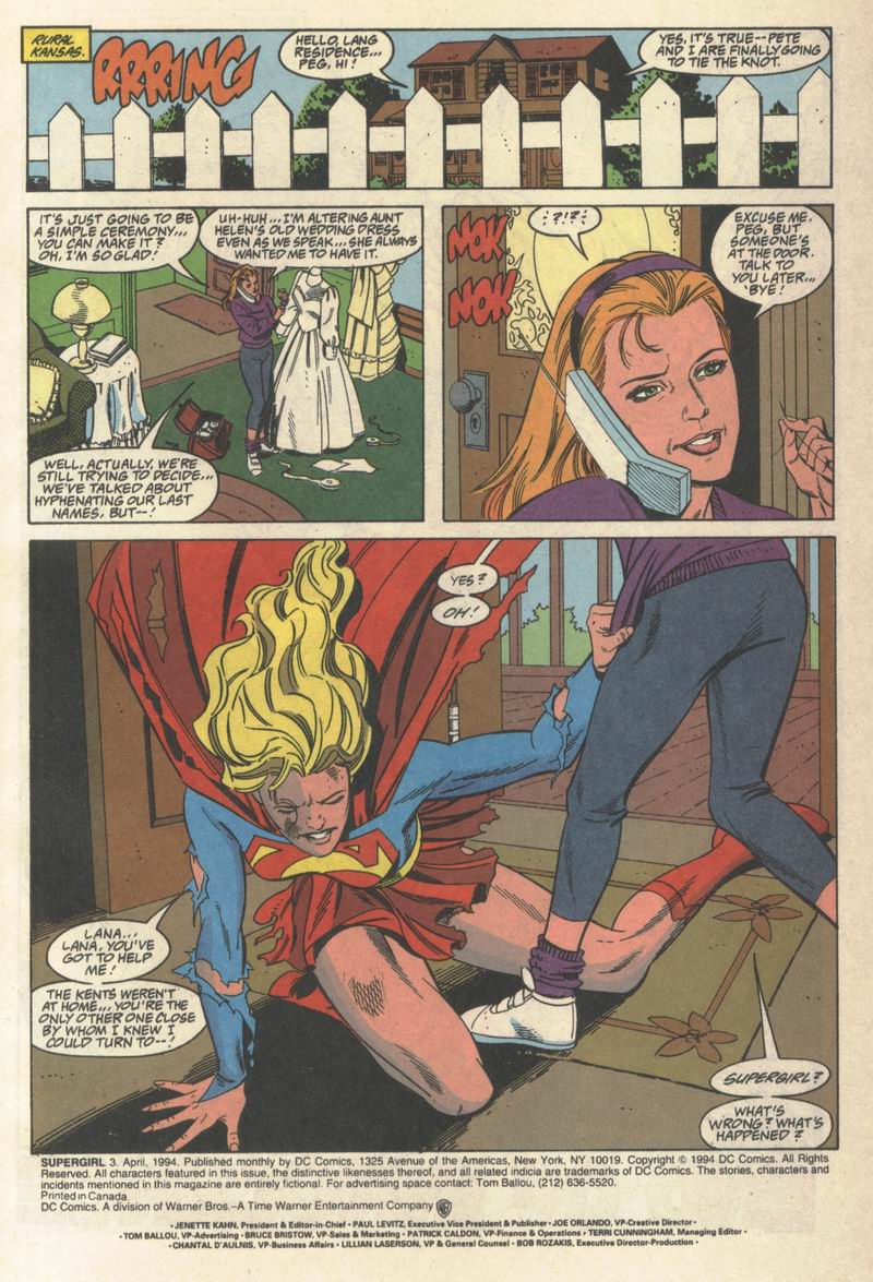 Read online Supergirl (1994) comic -  Issue #3 - 2