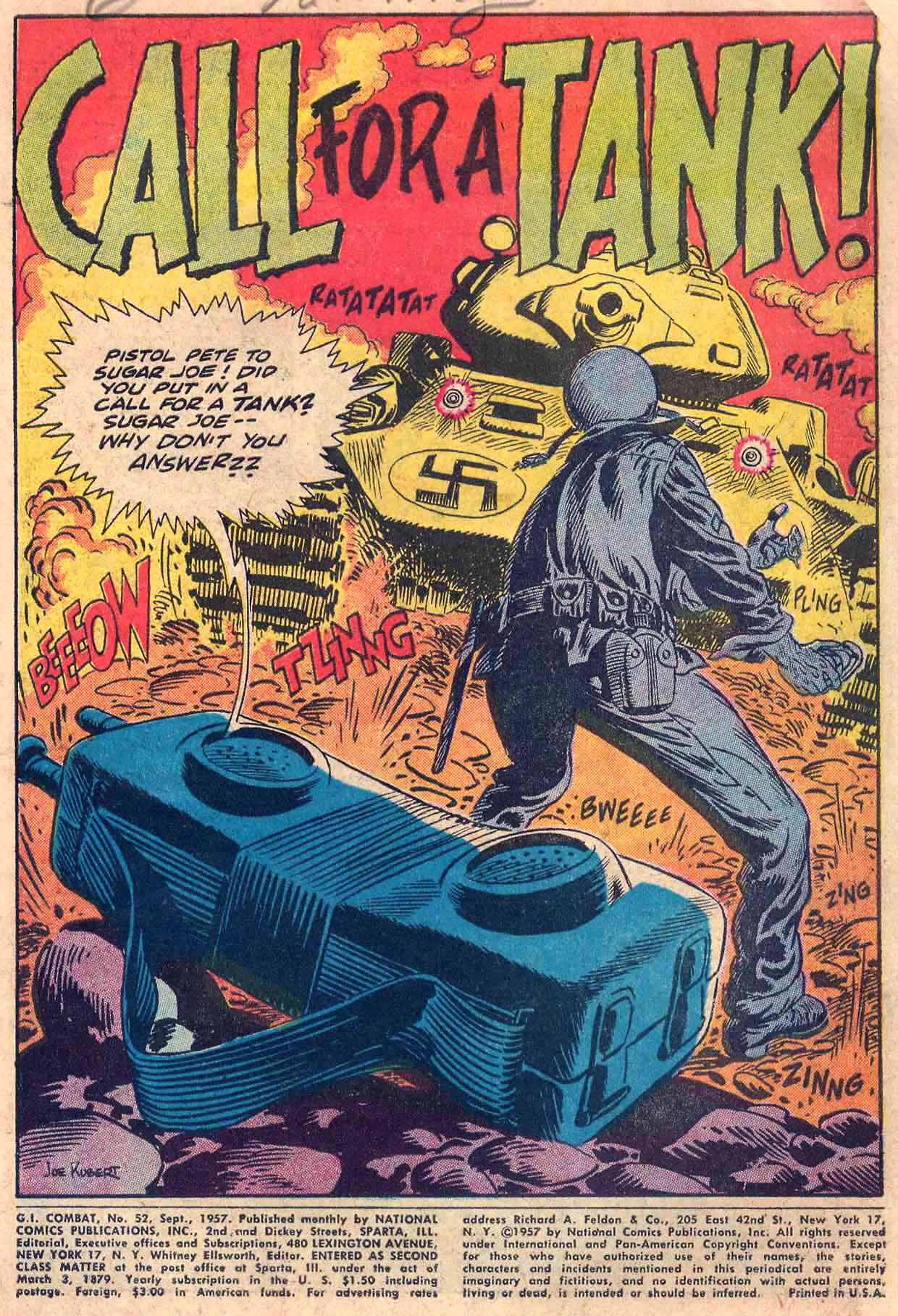 Read online G.I. Combat (1952) comic -  Issue #52 - 3