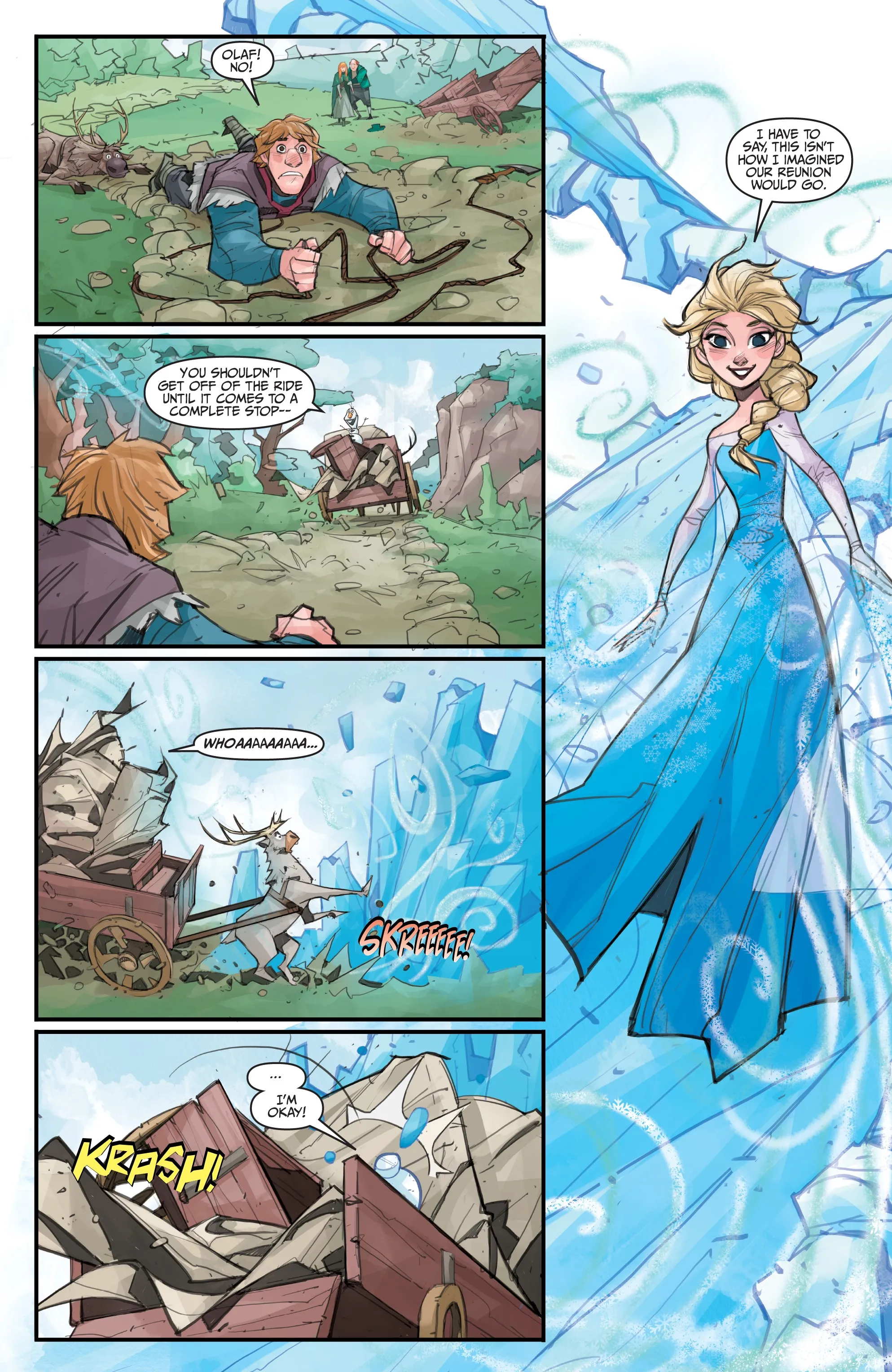 Read online Disney Frozen: Reunion Road comic - Issue #3
