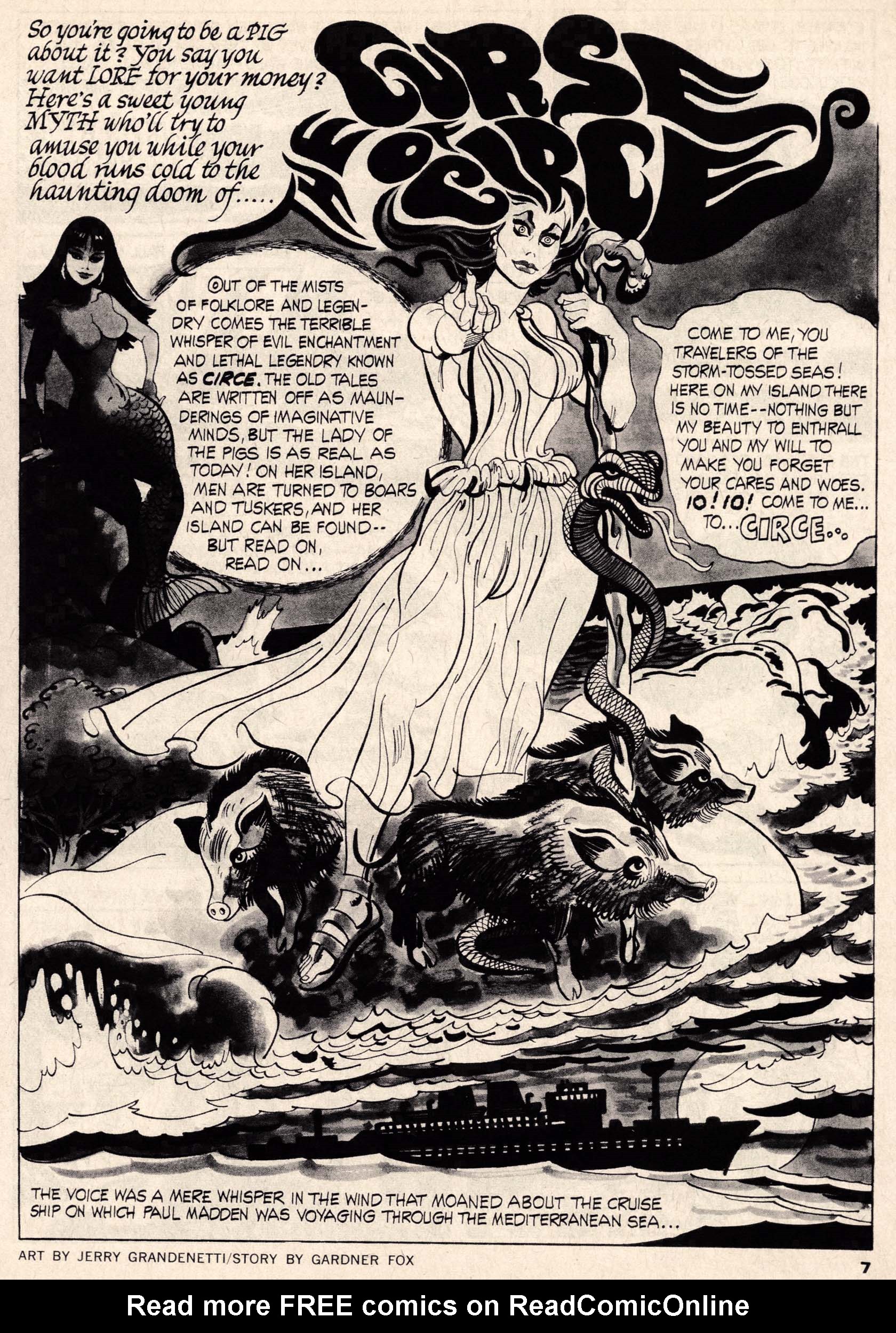 Read online Vampirella (1969) comic -  Issue #6 - 7