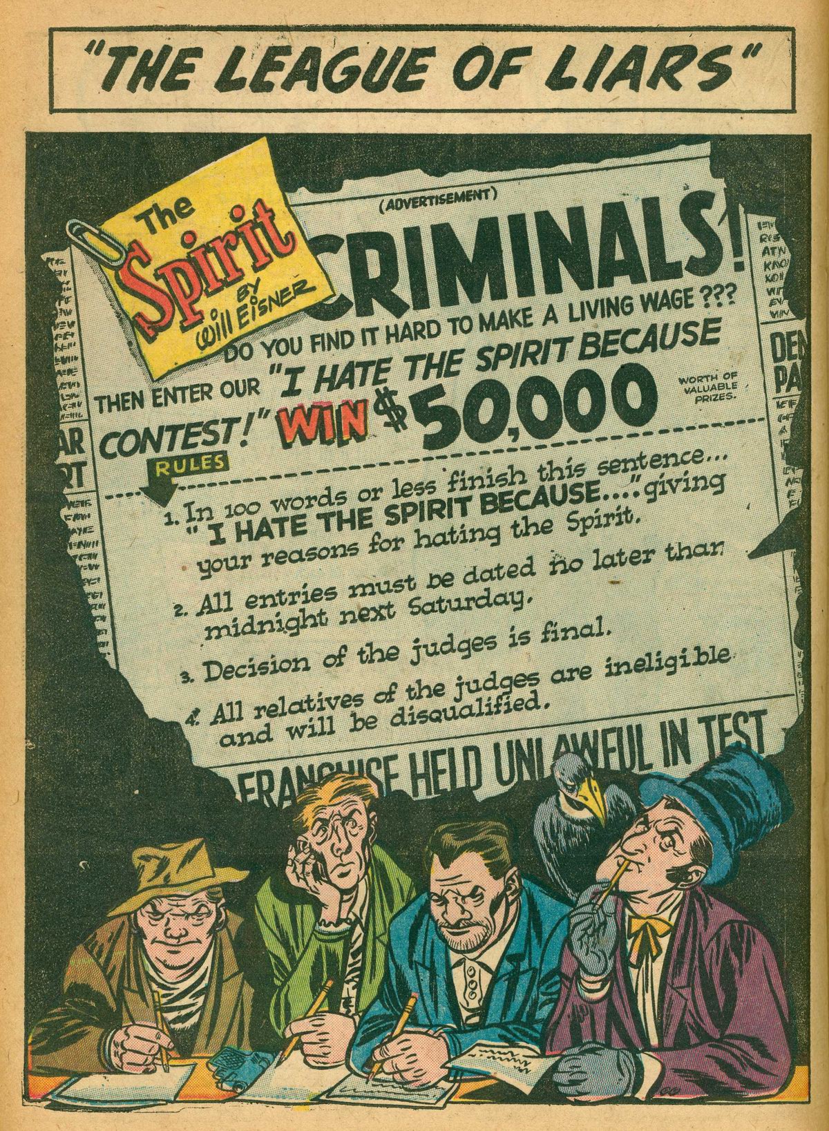 Read online The Spirit (1952) comic -  Issue #3 - 20