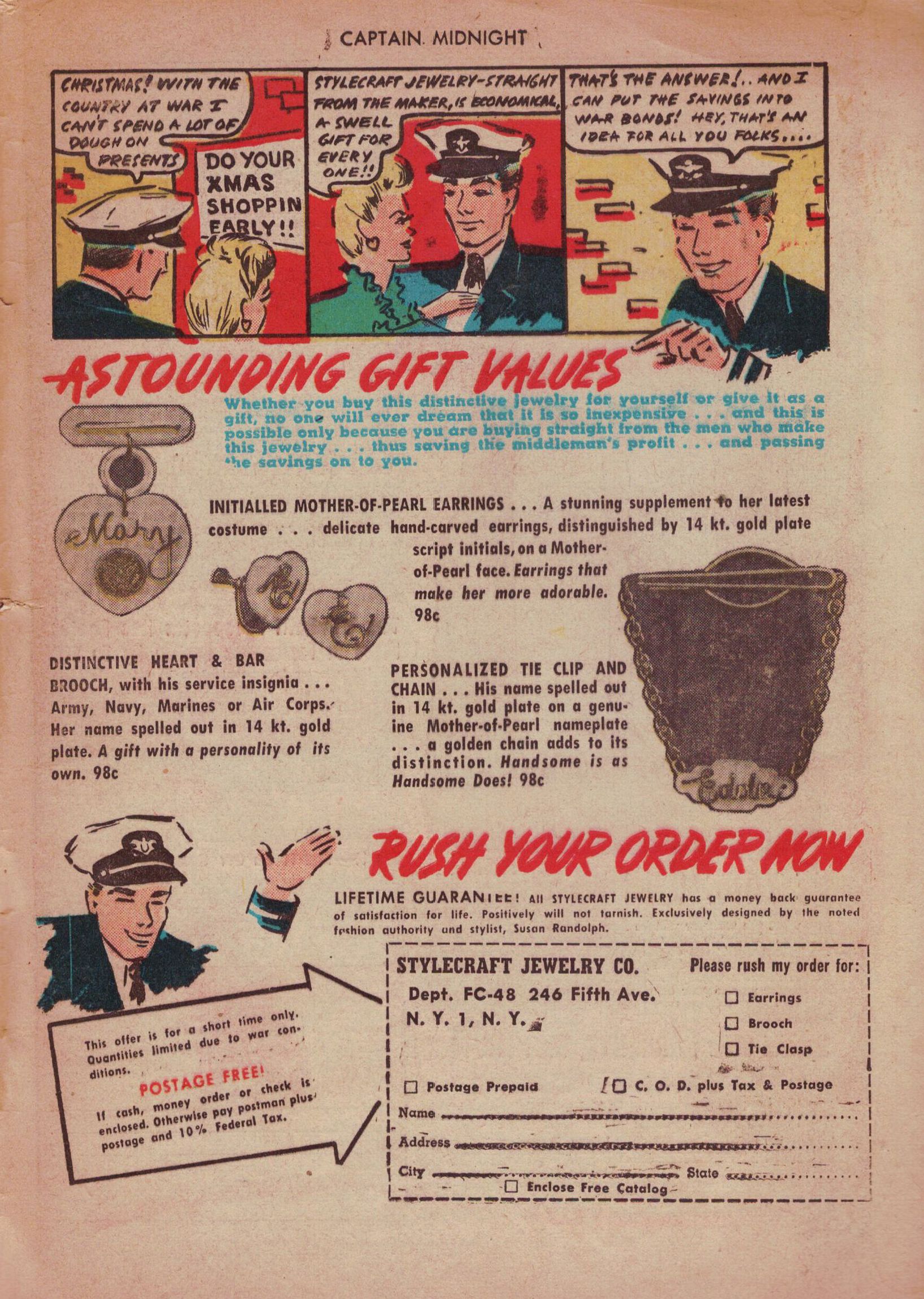 Read online Captain Midnight (1942) comic -  Issue #15 - 49