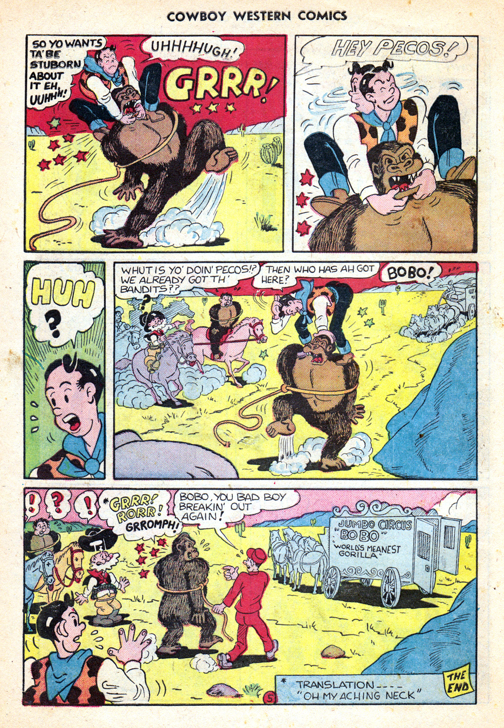 Read online Cowboy Western Comics (1948) comic -  Issue #33 - 30