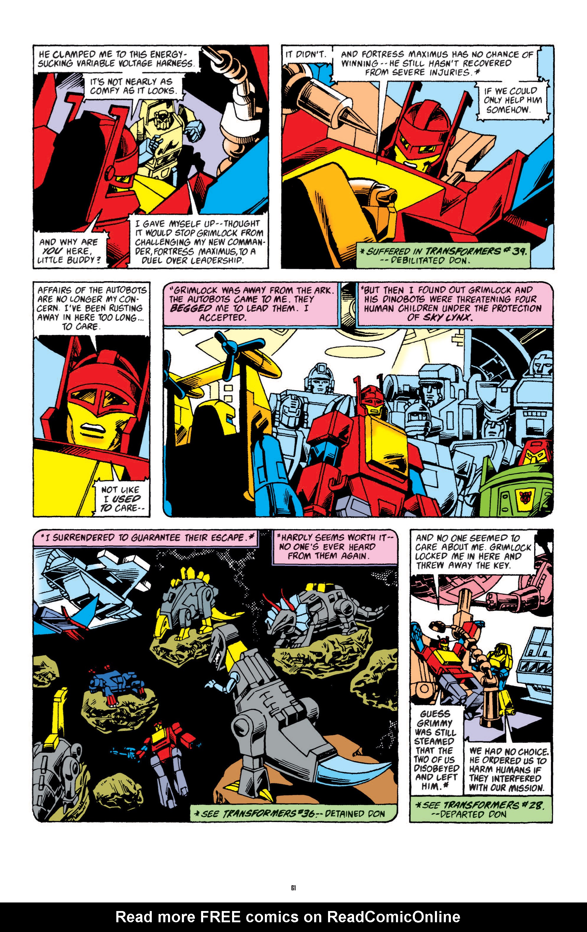 Read online The Transformers Classics comic -  Issue # TPB 4 - 62