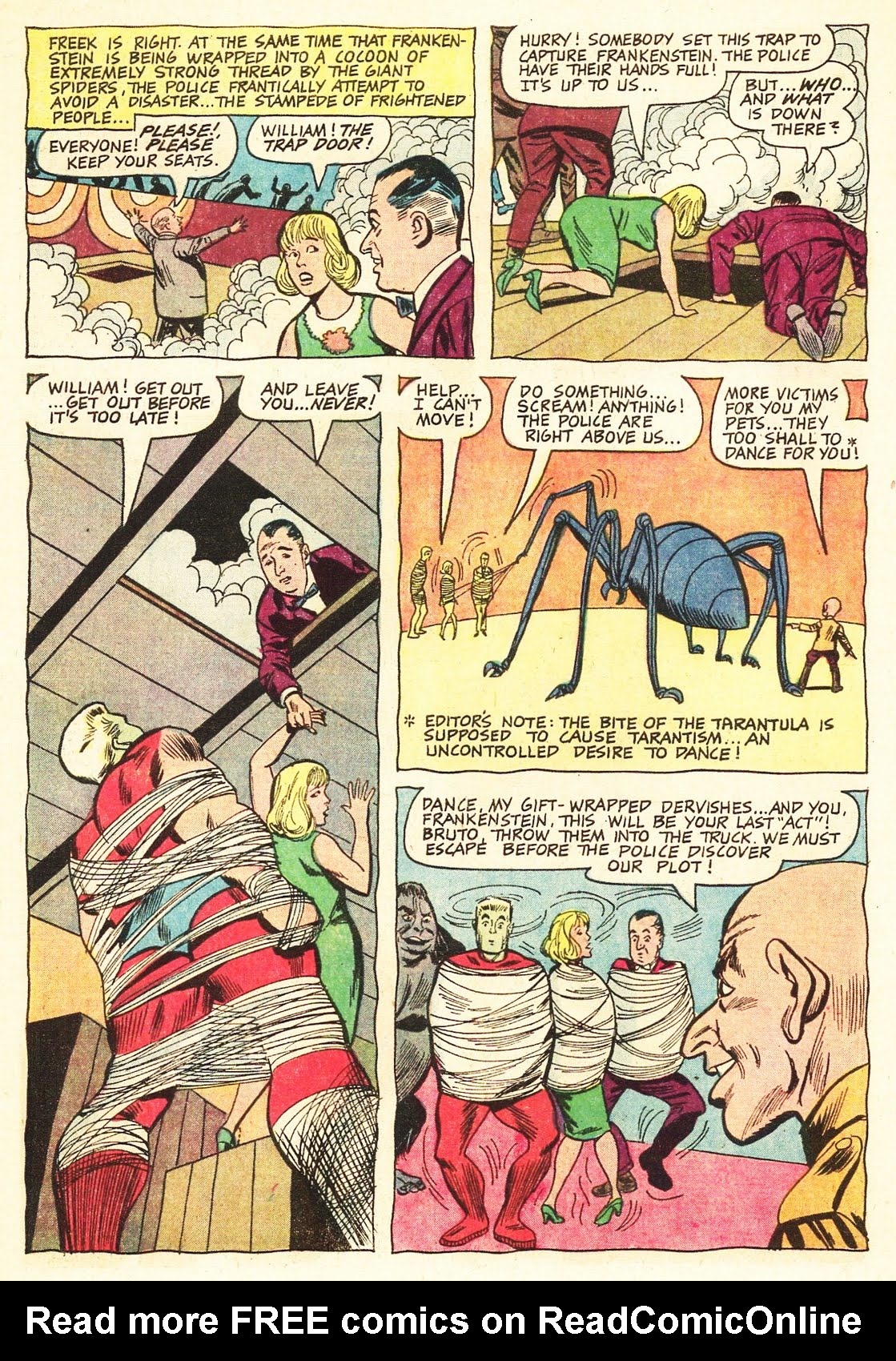 Read online Frankenstein (1964) comic -  Issue #4 - 10