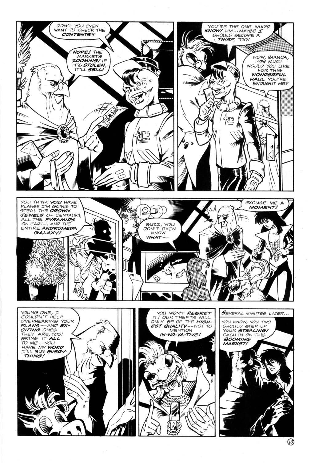 Read online Aristocratic Xtraterrestrial Time-Traveling Thieves comic -  Issue #4 - 12