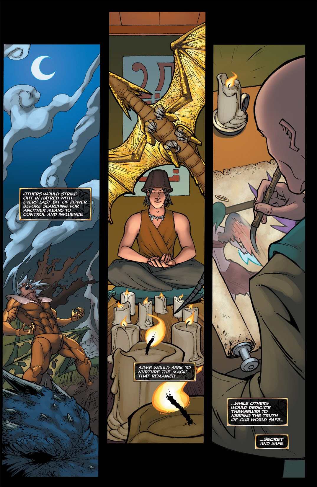 Read online Michael Turner's Soulfire: Shadow Magic comic -  Issue #5 - 20