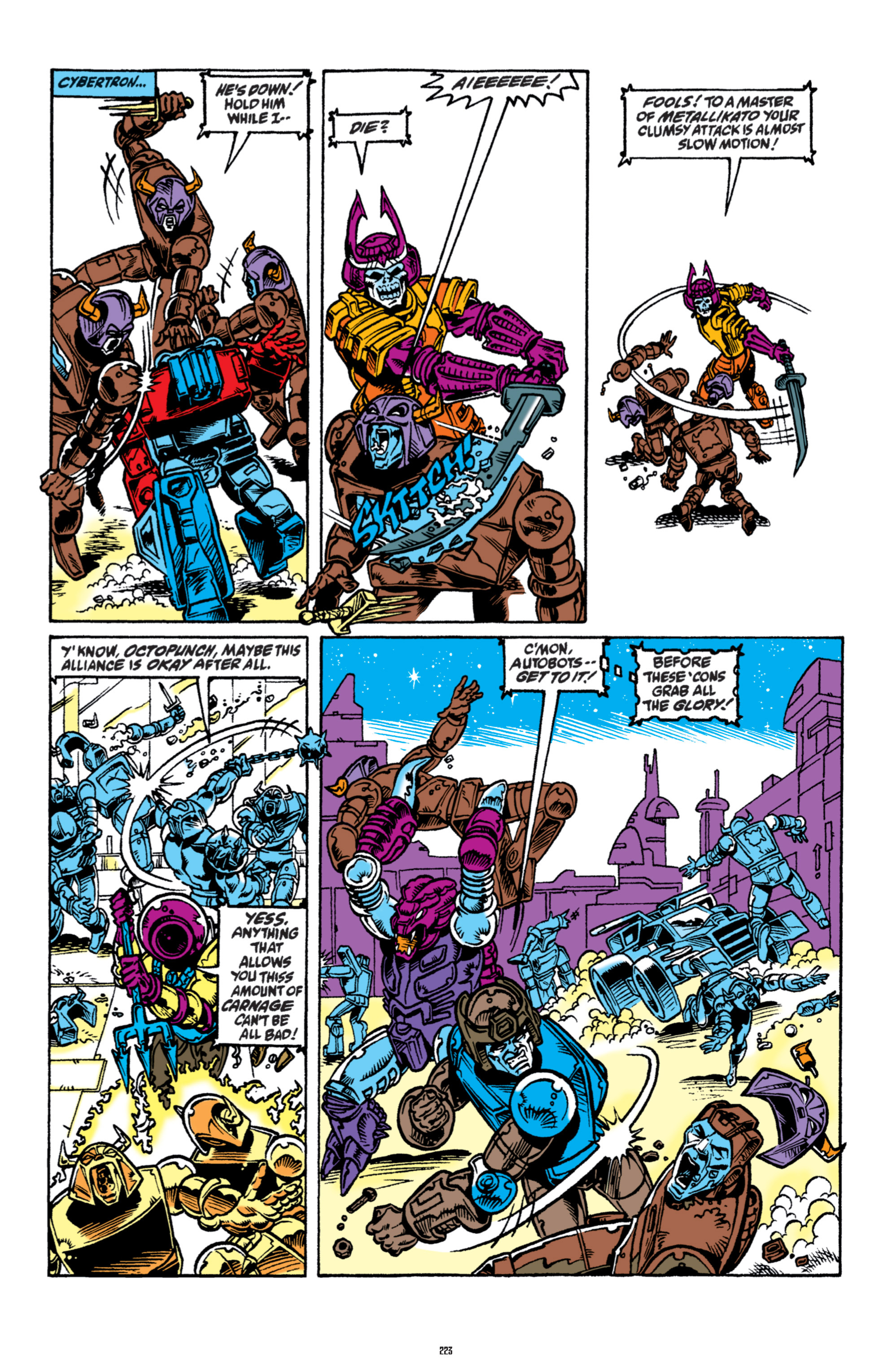 Read online The Transformers Classics comic -  Issue # TPB 6 - 221