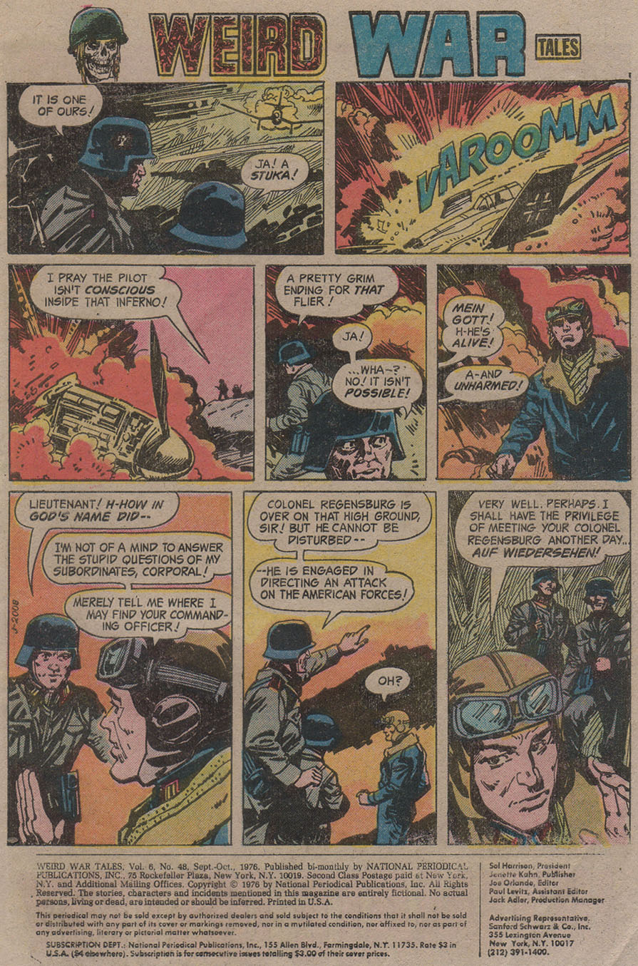 Read online Weird War Tales (1971) comic -  Issue #48 - 3
