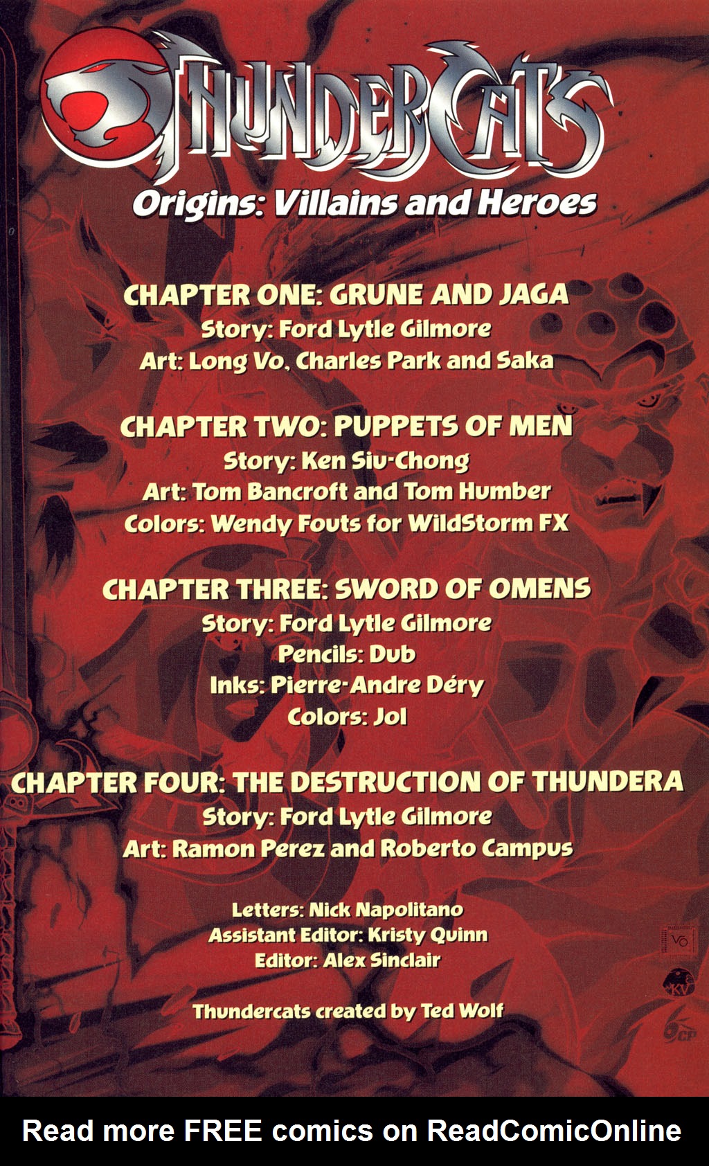 Read online ThunderCats: Origins - Villains & Heroes comic -  Issue # Full - 2