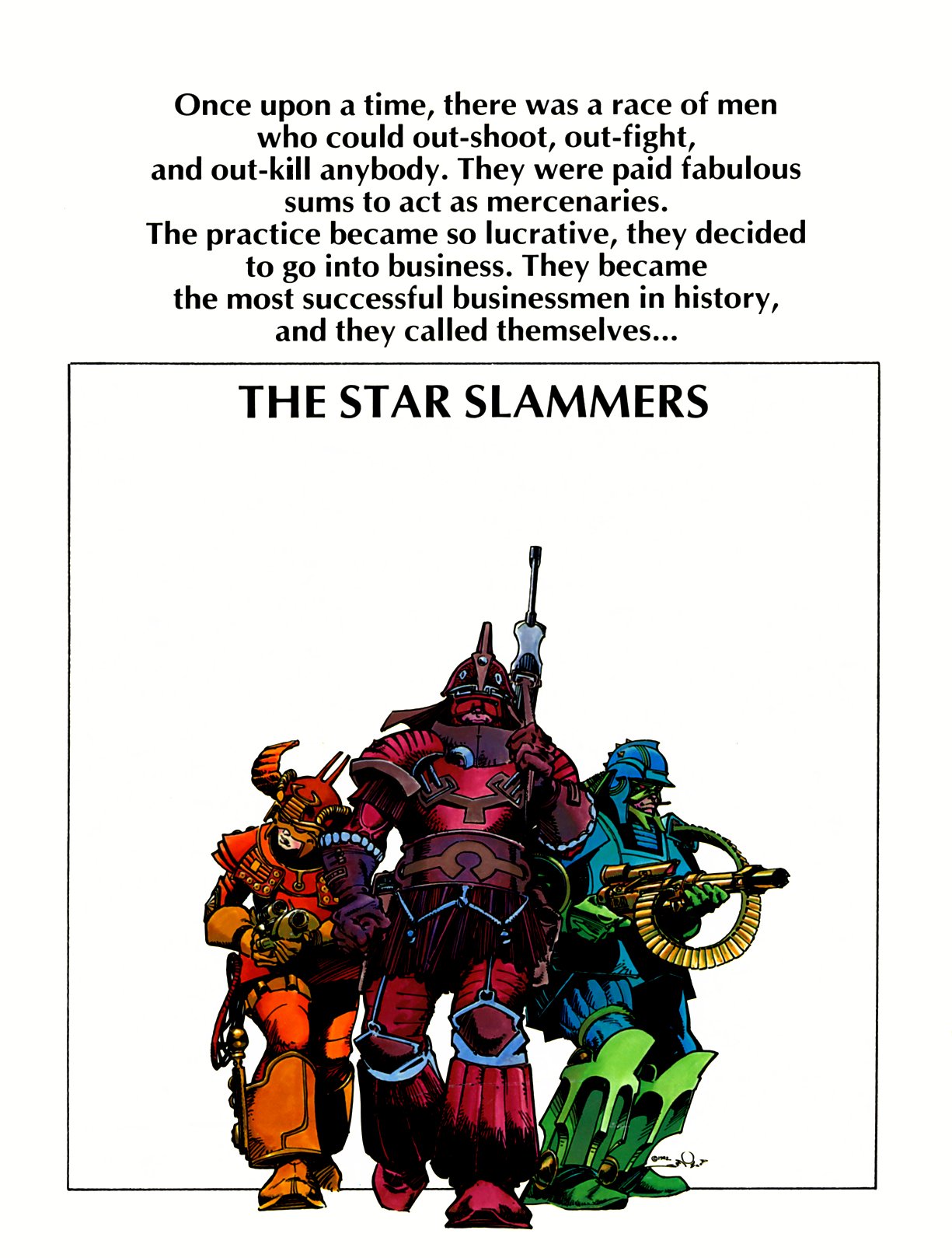 Read online Marvel Graphic Novel comic -  Issue #6 - The Star Slammers - 2