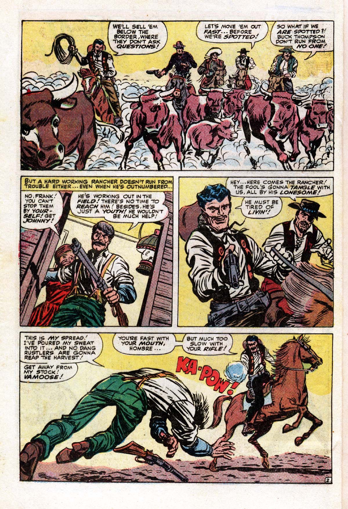 Read online The Mighty Marvel Western comic -  Issue #8 - 3
