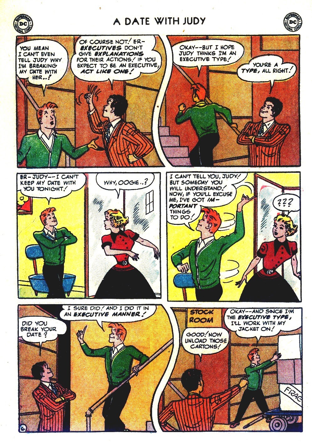 Read online A Date with Judy comic -  Issue #27 - 8